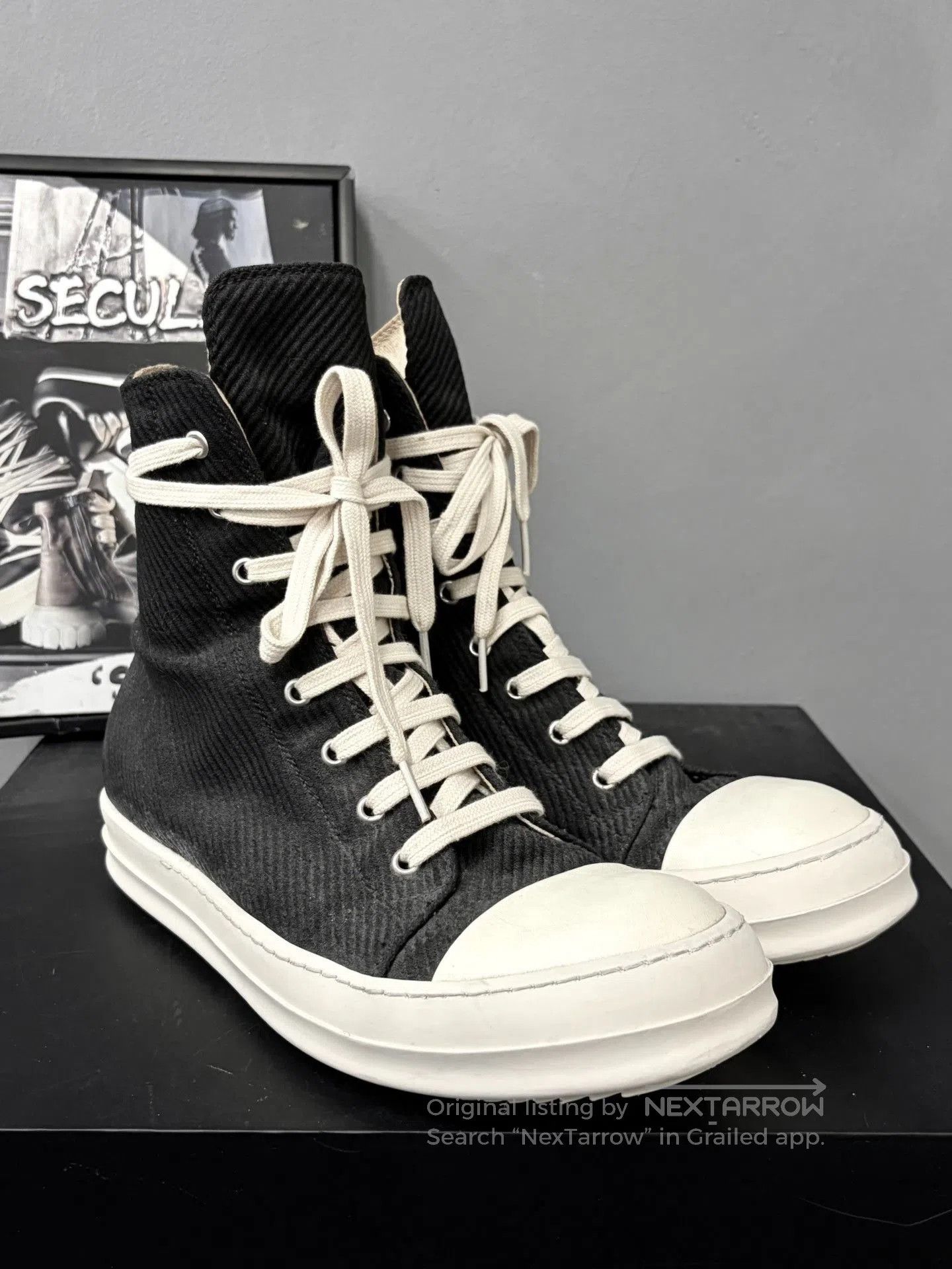Rick Owens Drkshdw Rick Owens Drkshdw Canvas High. Size US 8.5 / EU 41-42 - 3 Thumbnail