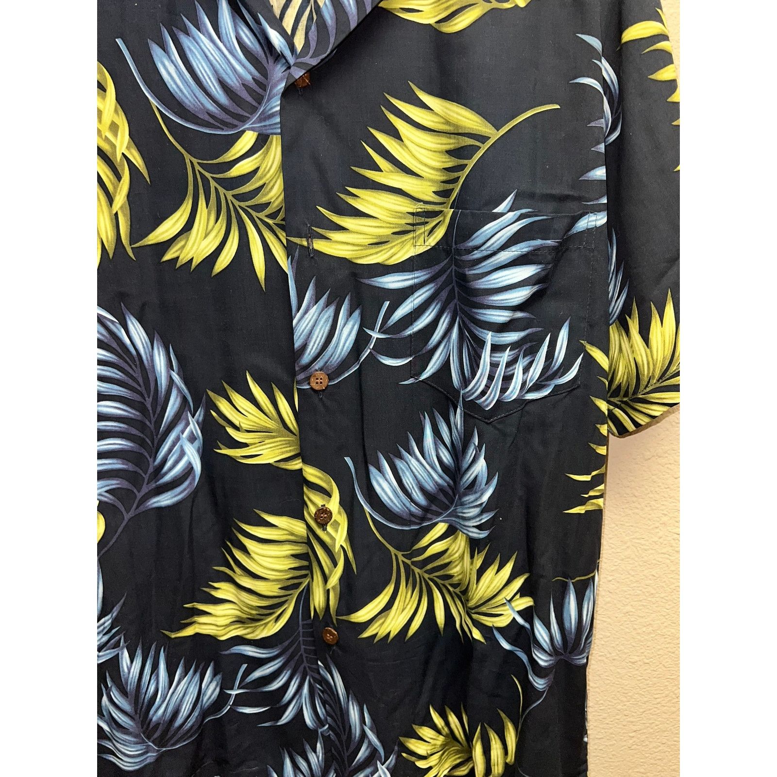 Other Vintage Bishop St. Button Down Shirt Blue Hawaii Floral Tee Size US M / EU 48-50 / 2 - 3 Thumbnail