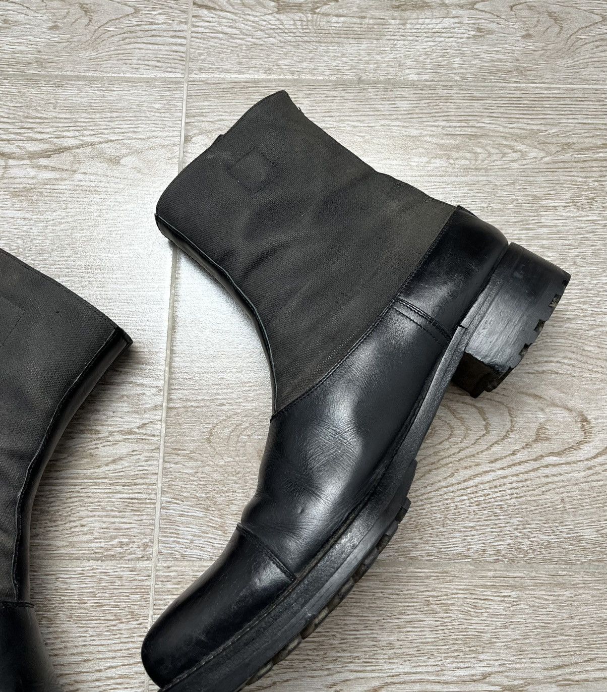 Miu Miu Miu Miu Leather Ankle Zip Guidi Style Boots 00s Size US 9.5 / EU 42-43 - 10 Thumbnail