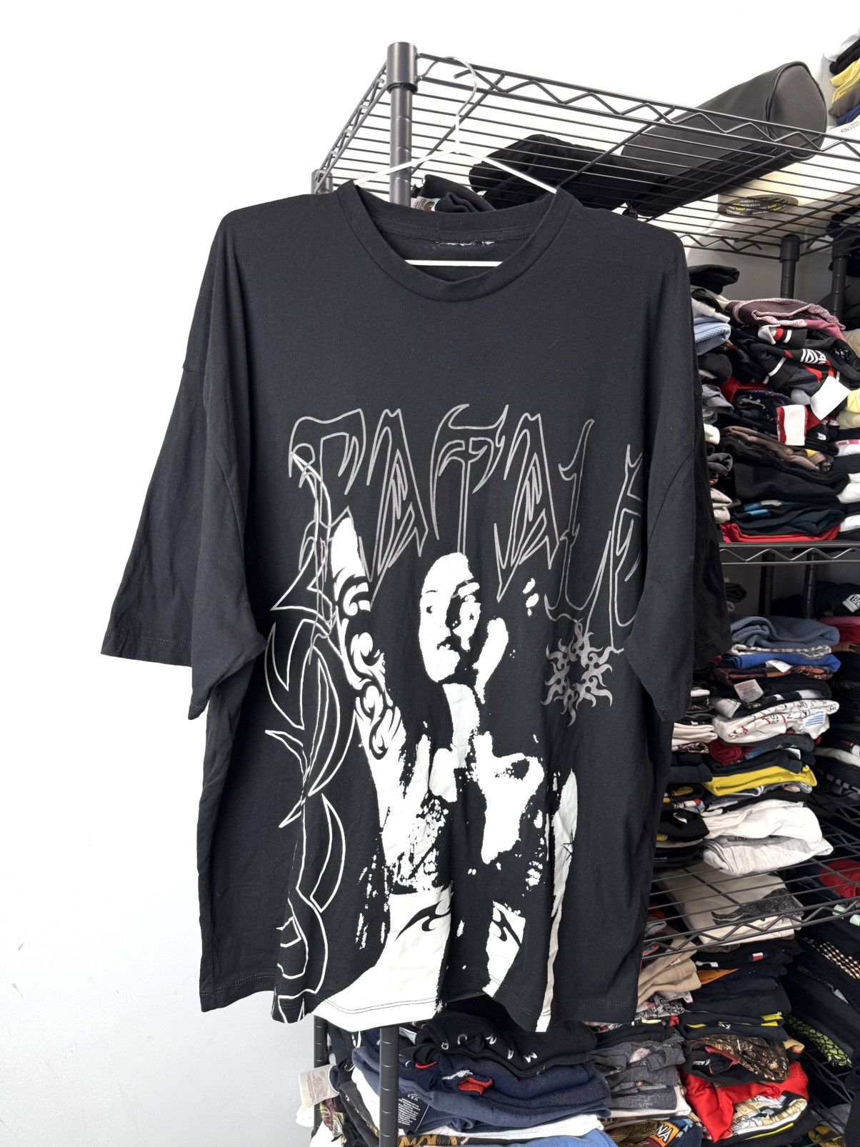 Other Vintage Fatale Naked Sexy Girl T Shirt Y2K Punk Rock Opium Size US XL / EU 56 / 4 - 1 Thumbnail