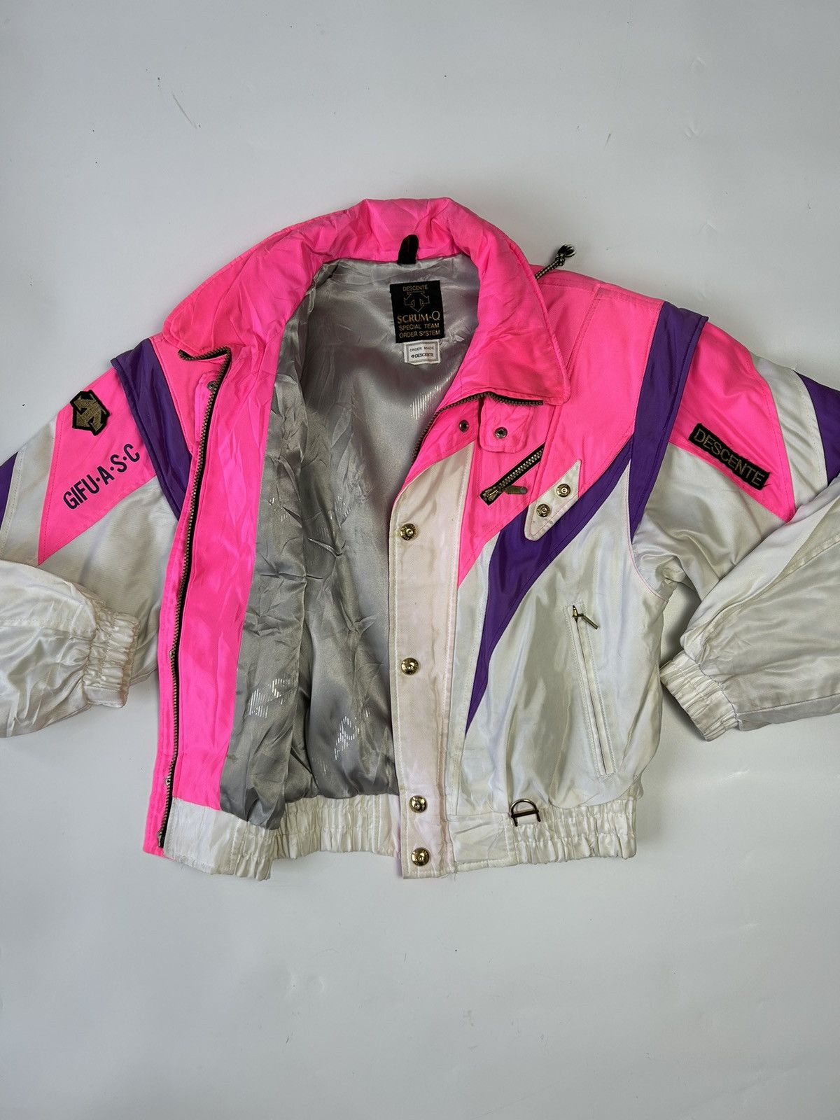 Descente × Japanese Brand VINTAGE DESCENTE BOMBER JACKET Size US M / EU 48-50 / 2 - 2 Thumbnail