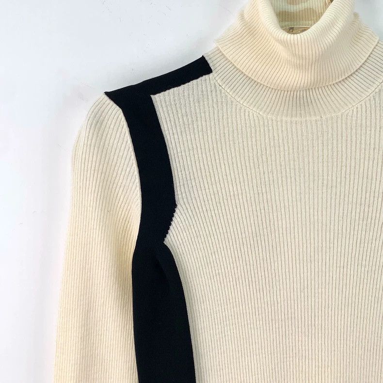 Louis Vuitton Louis Vuitton Beige wool turtleneck long-sleeved sweater Size XS / US 0-2 / IT 36-38 - 3 Thumbnail