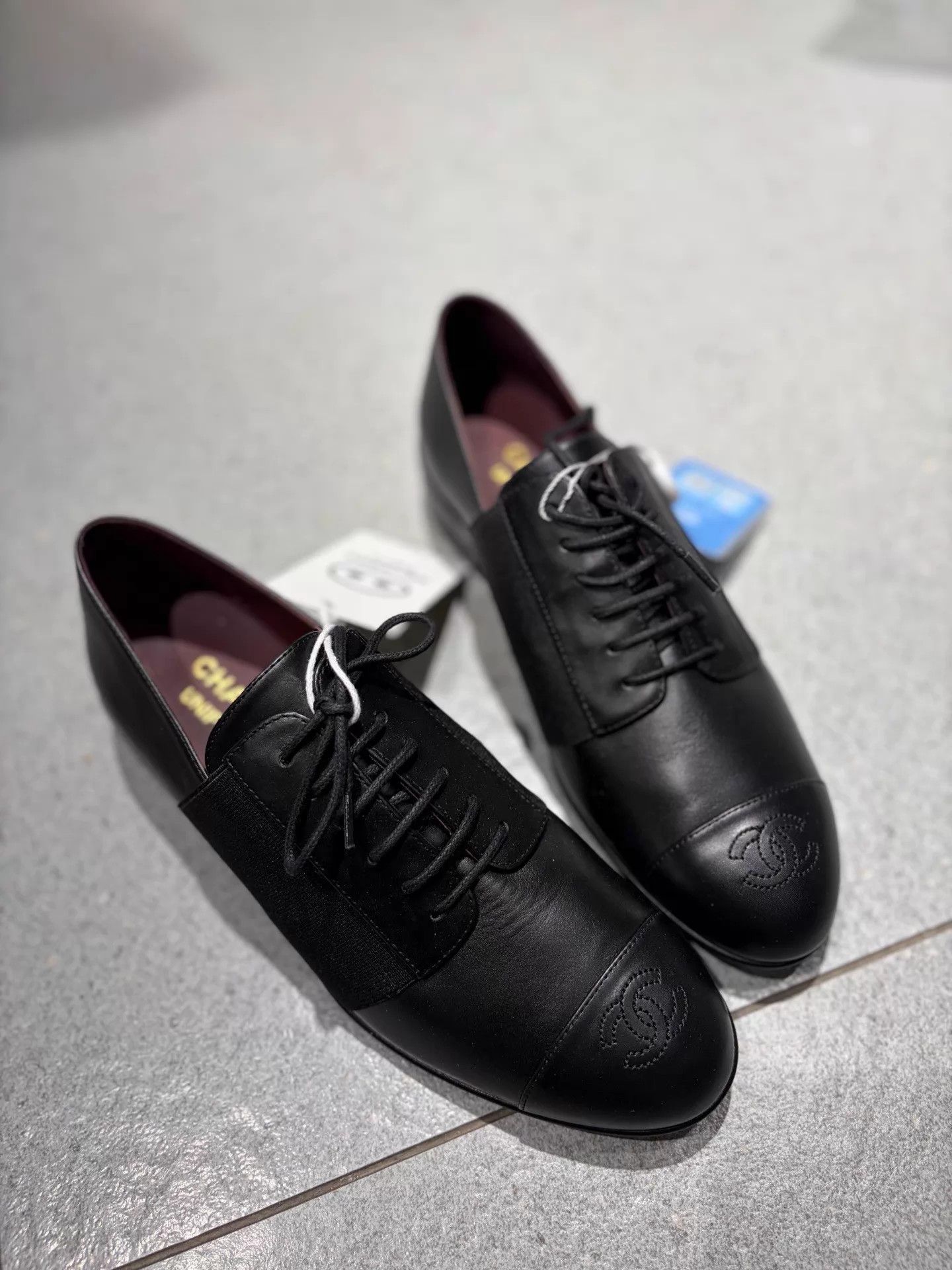 Chanel Chanel Black Lambskin Buckle Loafer 38 Size US 7.5 / IT 37.5 - 1 Thumbnail