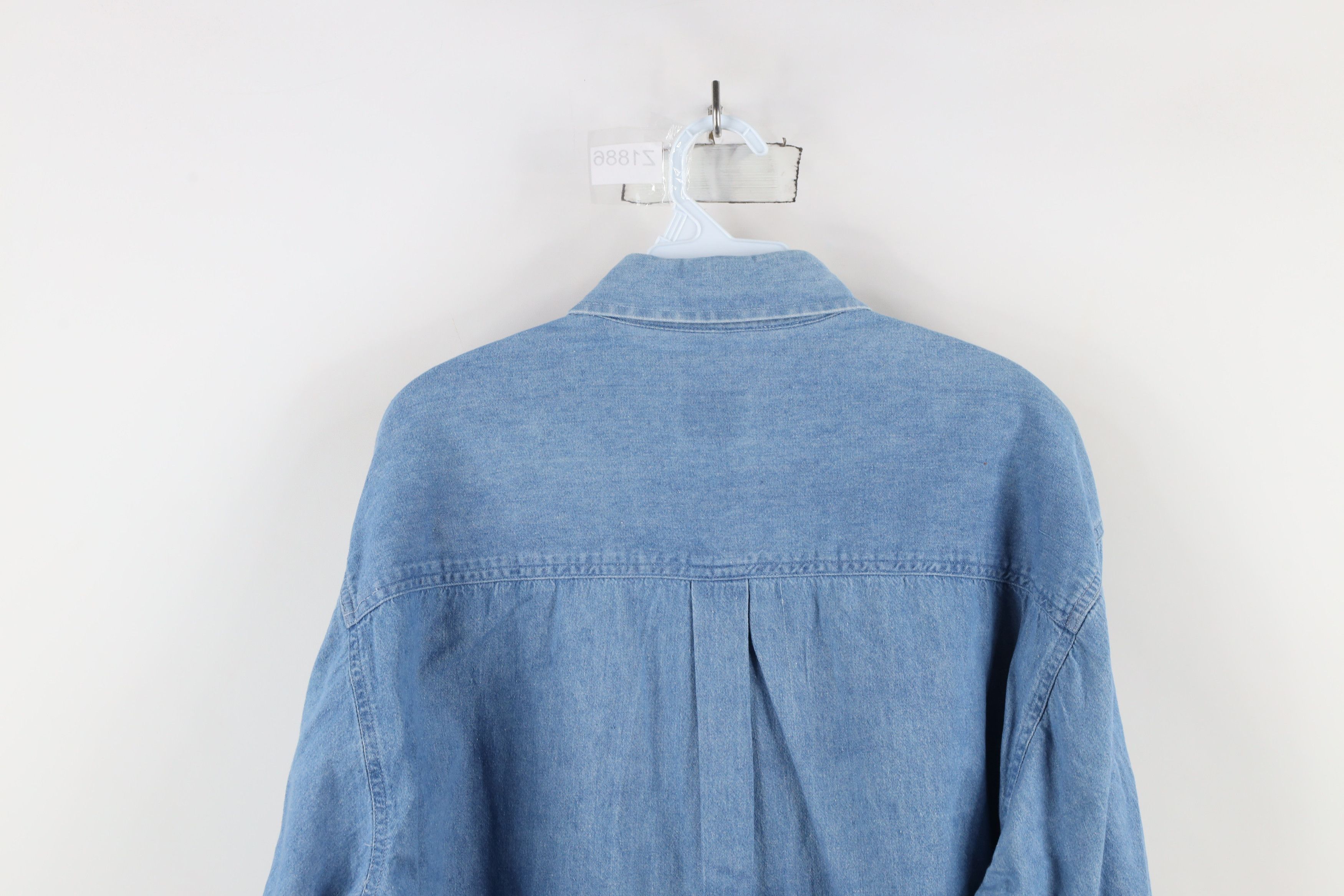 Vintage Vintage 90s Tabasco Hot Sauce Denim Jean Button Down Shirt Size US XL / EU 56 / 4 - 12 Thumbnail