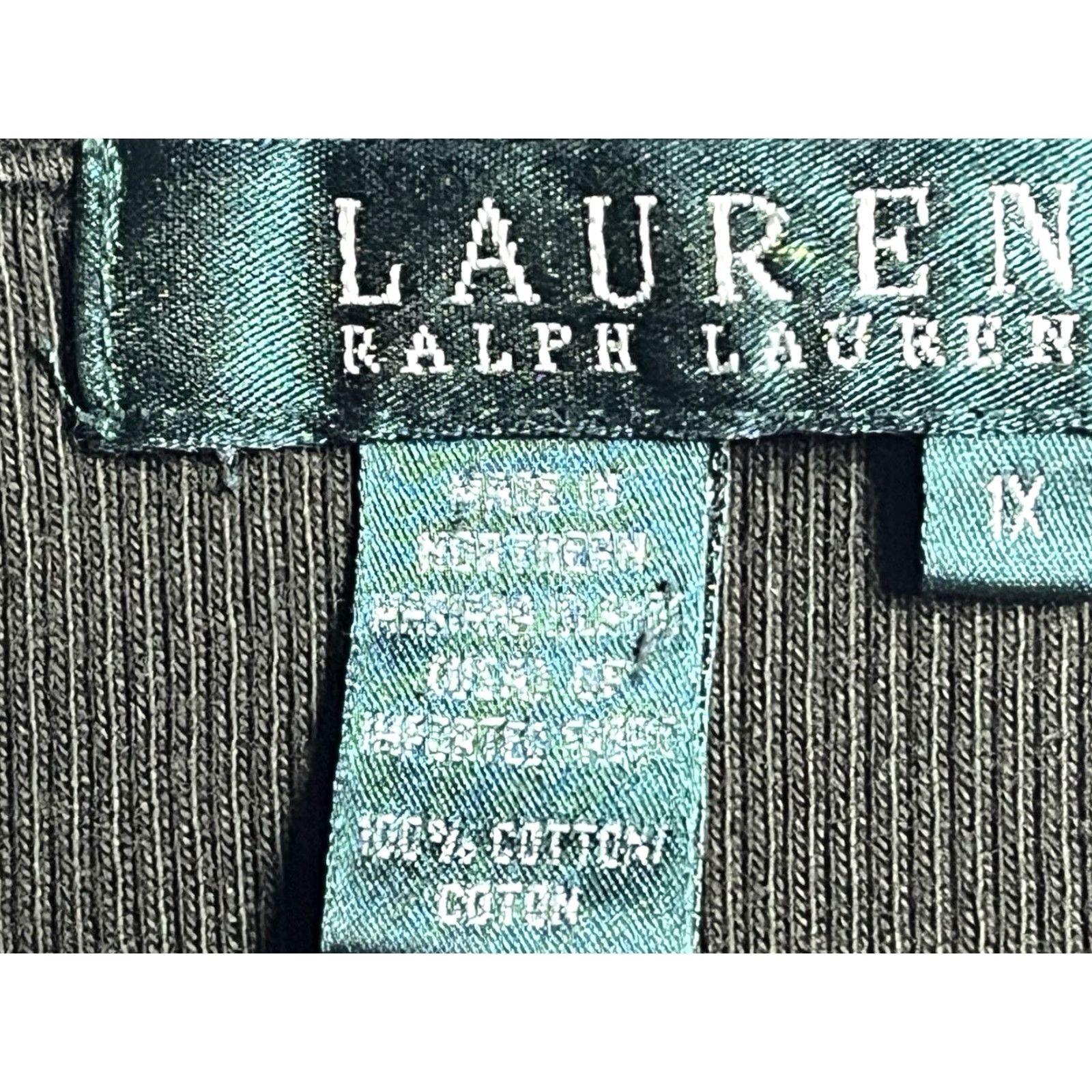 Ralph Lauren VINTAGE Polo Ralph Lauren Sweater Women 1X Green 1/4 Zip Knit Suede Elbow Patches Shirt Size XL / US 12-14 / IT 48-50 - 6 Thumbnail