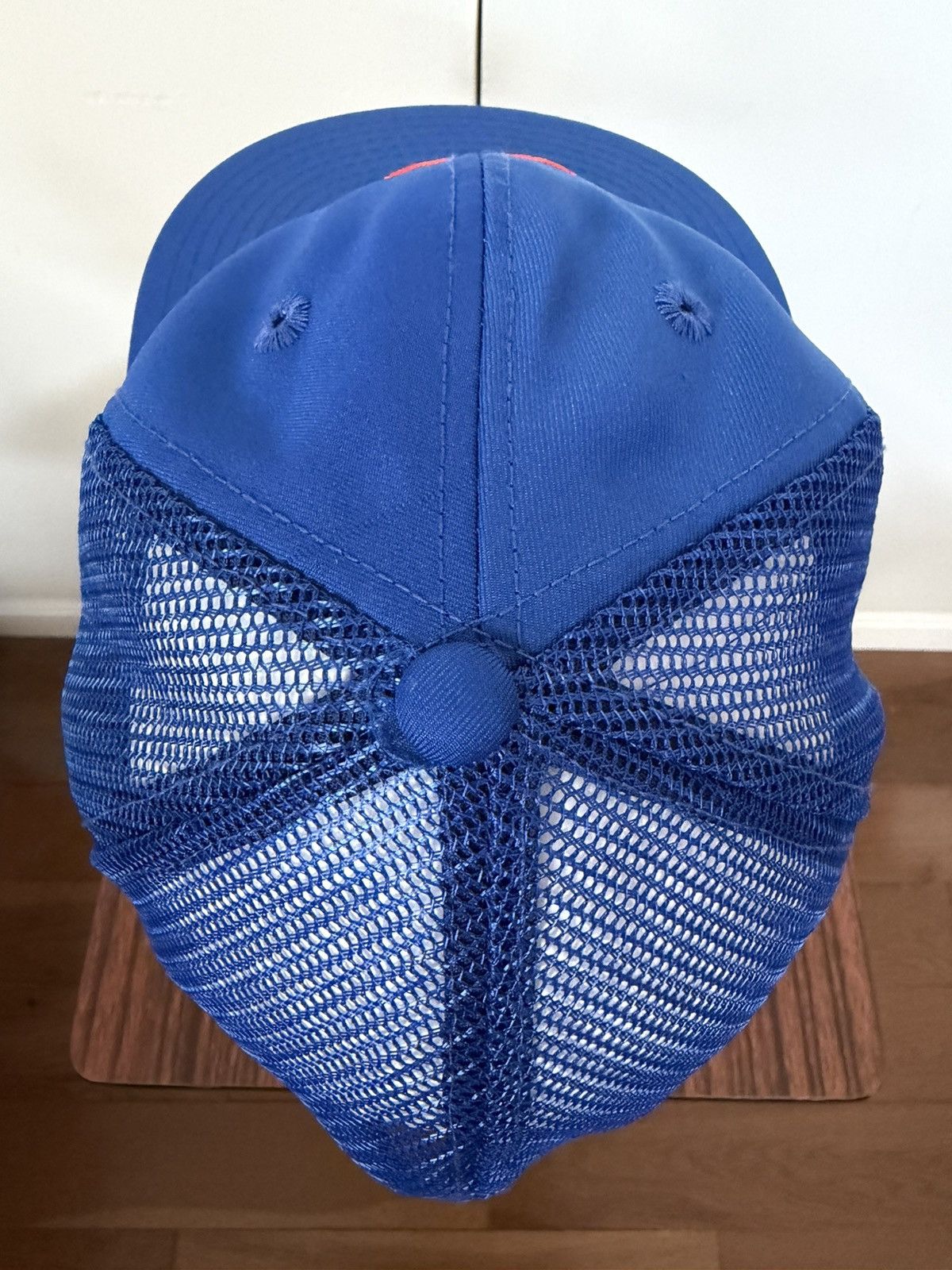 MLB NEW YORK METS BASEBALL CAP TRUCKER HAT MLB VINTAGE 80S 90S Size ONE SIZE - 7 Thumbnail