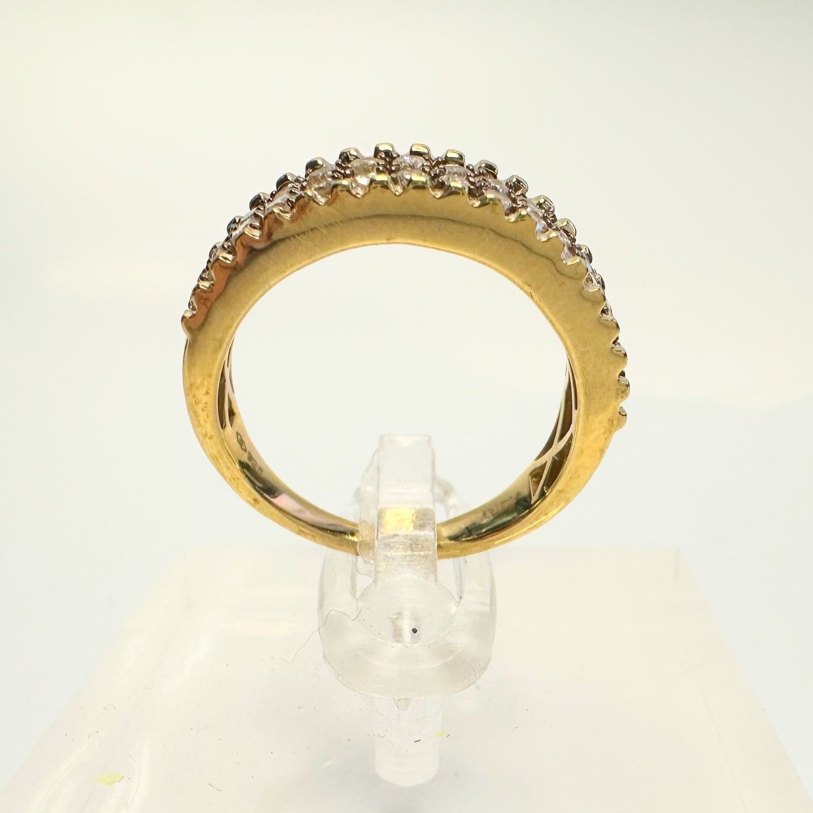 Other Beautiful 3/4 Ct Diamond 2 row Anniversary Ring 14kt Gold Ov Size ONE SIZE - 6 Thumbnail