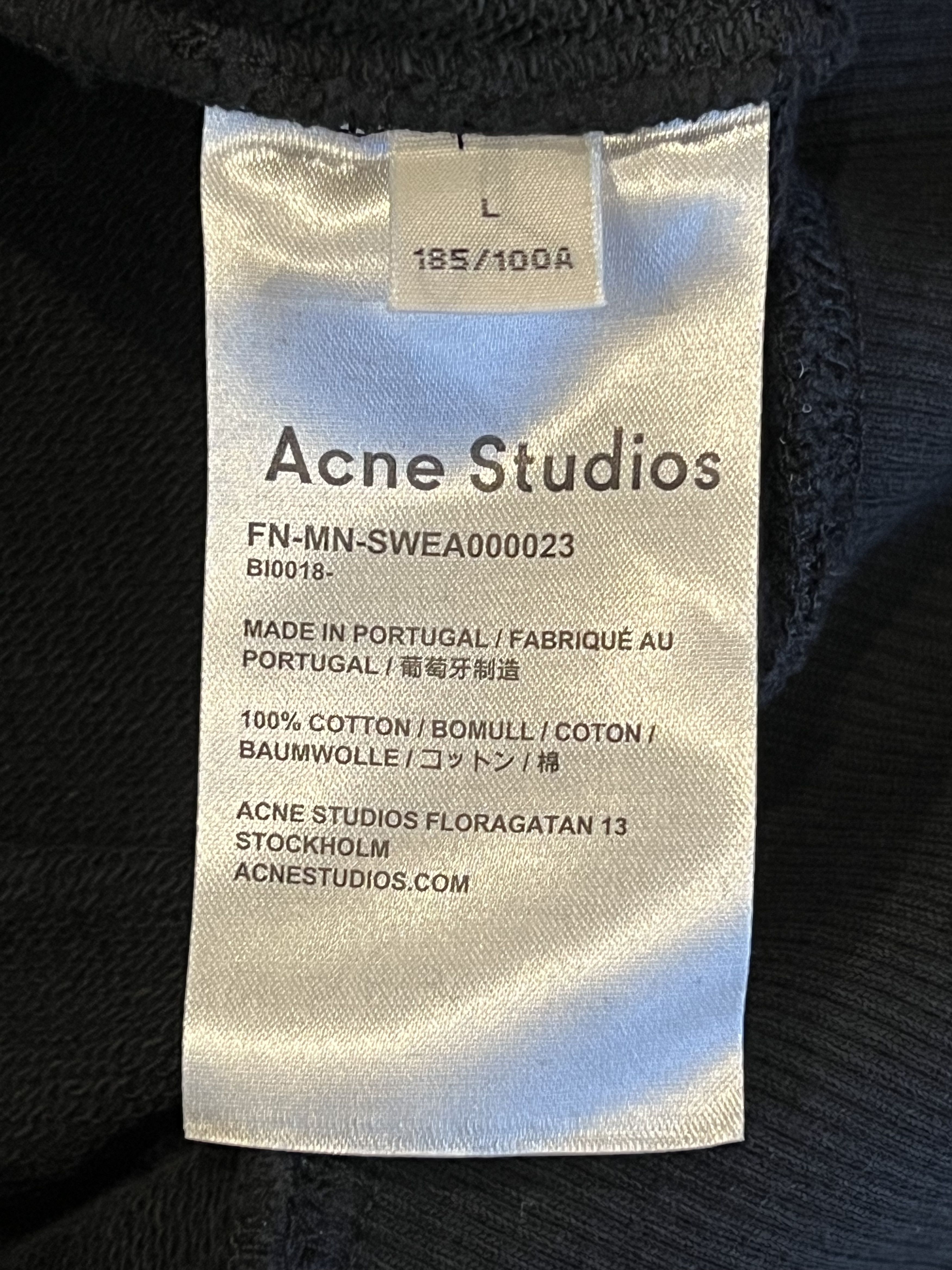 Acne Studios 💚 Acne Studios Black/Green Striped Hoodie Large NEW Size US L / EU 52-54 / 3 - 13 Thumbnail