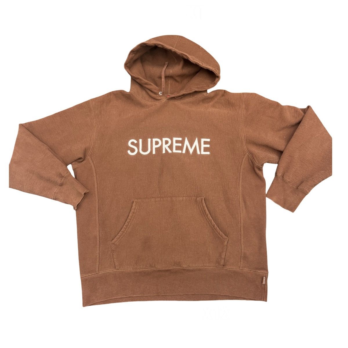 Supreme Supreme Division Hooded Sweatshirt Hoodie Brown | Grailed