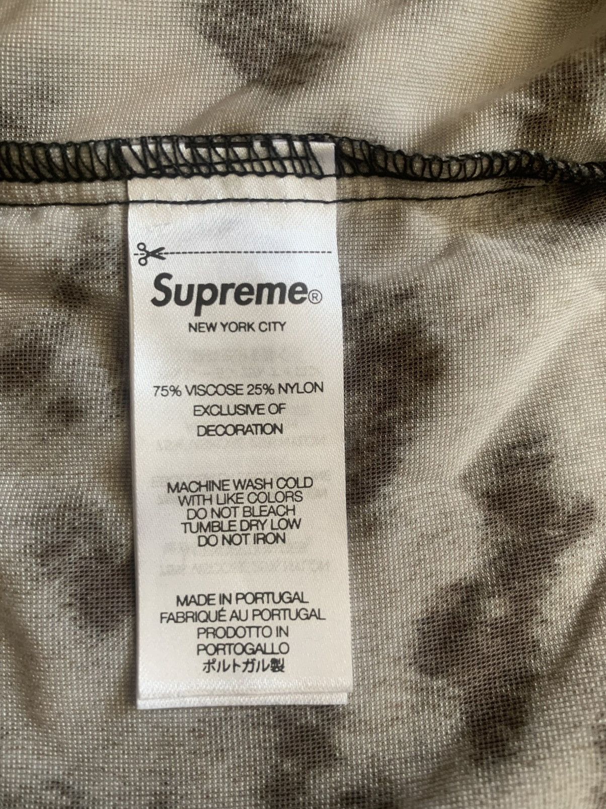 Supreme Supreme Velvet Baseball Jersey Leopard M Size US M / EU 48-50 / 2 - 4 Thumbnail