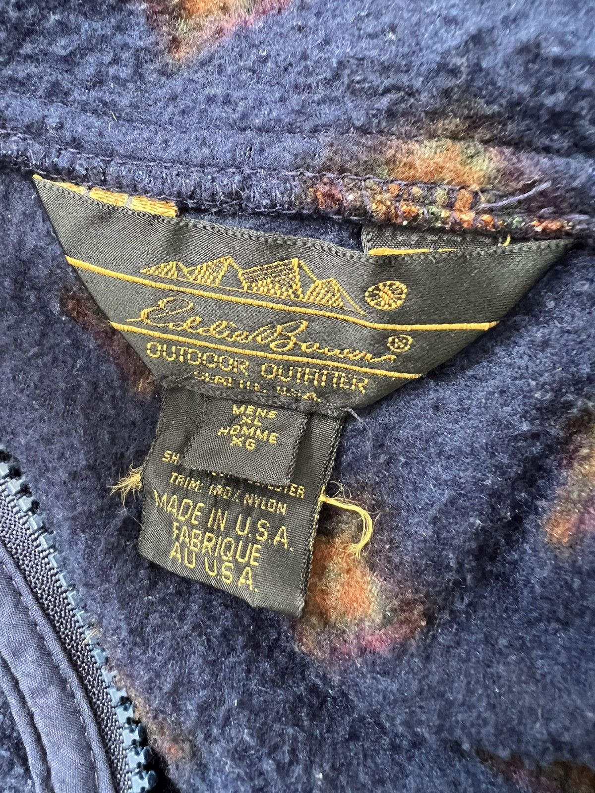 Eddie Bauer Vintage eddie bauer half zip pattern fleece Size US XL / EU 56 / 4 - 3 Thumbnail
