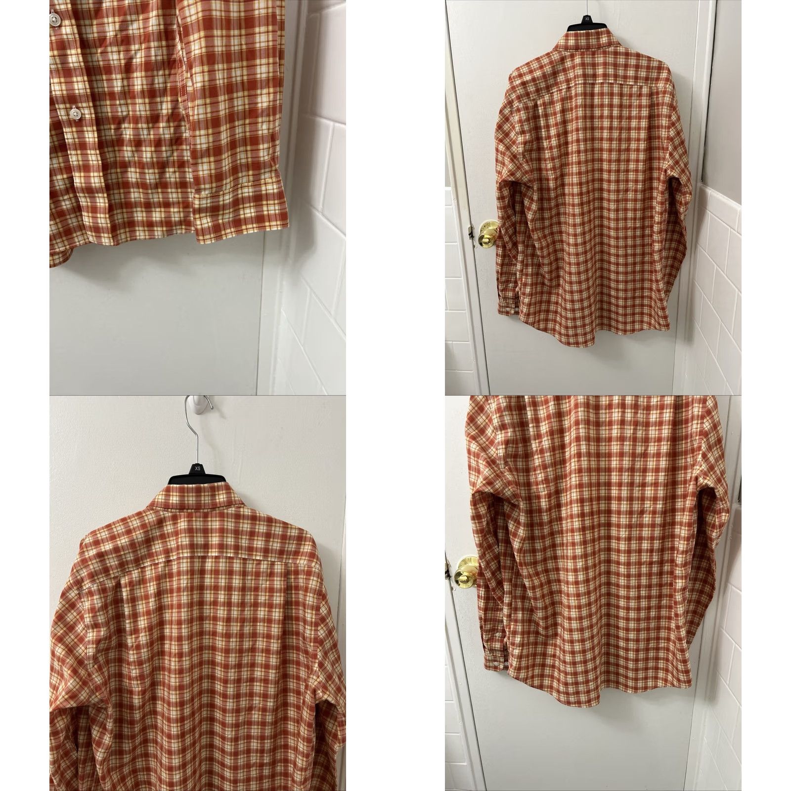 Vintage LL Bean Shirt Mens M Red Plaid Kennebunk Sport Wrinkle Resistant Button-Up Pocketed Casual Classic Preppy Mens Size US M / EU 48-50 / 2 - 8 Thumbnail