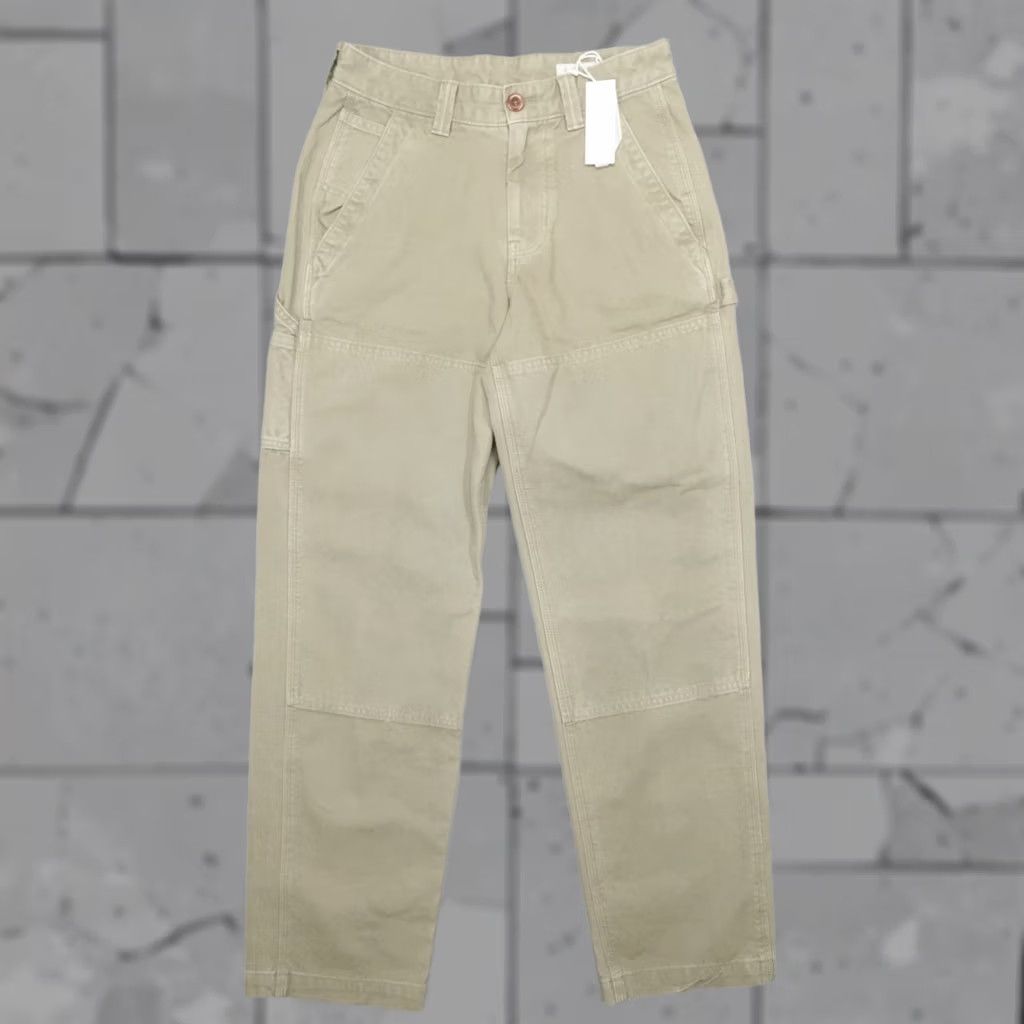 Outerknown Outerknown The Craftsman Pants Carpenter Men Size 28x32 Beige Organic Cotton Canvas Relaxed Straight Cargo Pockets Workwear Pants crafting Mens Size US 28 / EU 44 - 1 Thumbnail