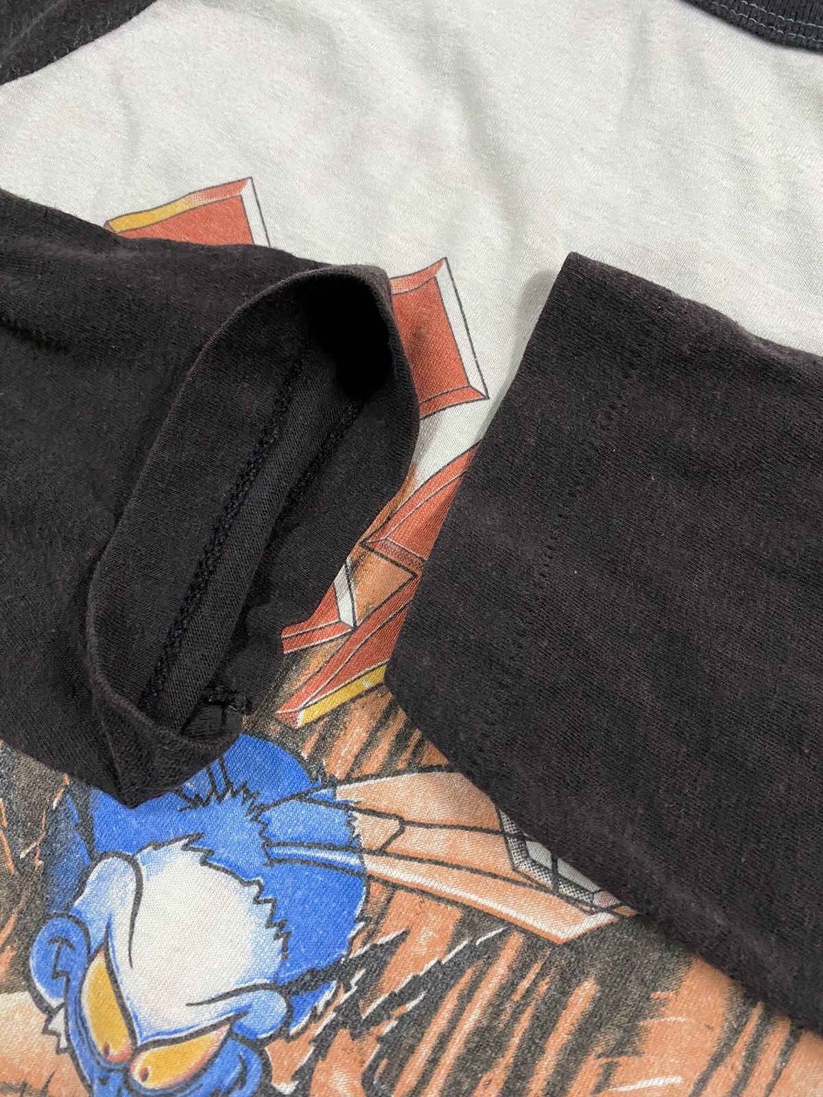 AC/DC × Band Tees × Vintage Vintage Raglan AC/DC FLY ON THE WALL 1985 TOUR T-Shirt Size US S / EU 44-46 / 1 - 6 Thumbnail