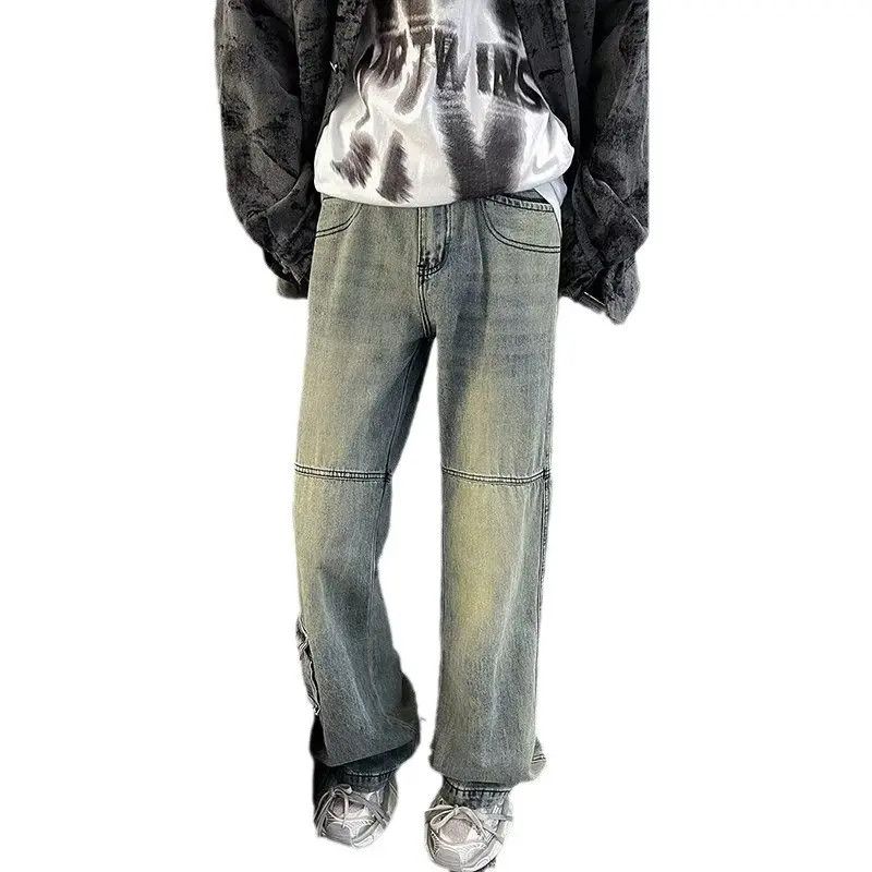 Japanese Brand × Jean Retro loose straight leg wide leg jeans Size US 32 / EU 48 - 5 Thumbnail