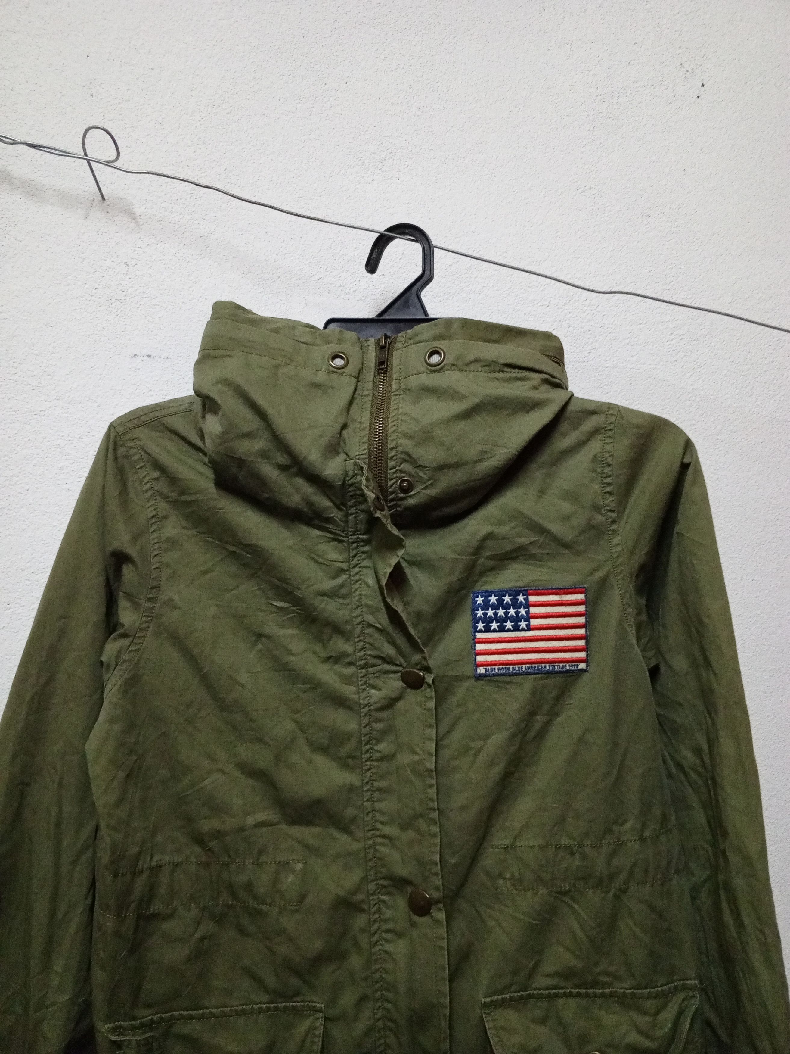 If Only Was True BLUE MOON BLUE AMRICAN VTG 1998 MILITARY Size US M / EU 48-50 / 2 - 5 Thumbnail