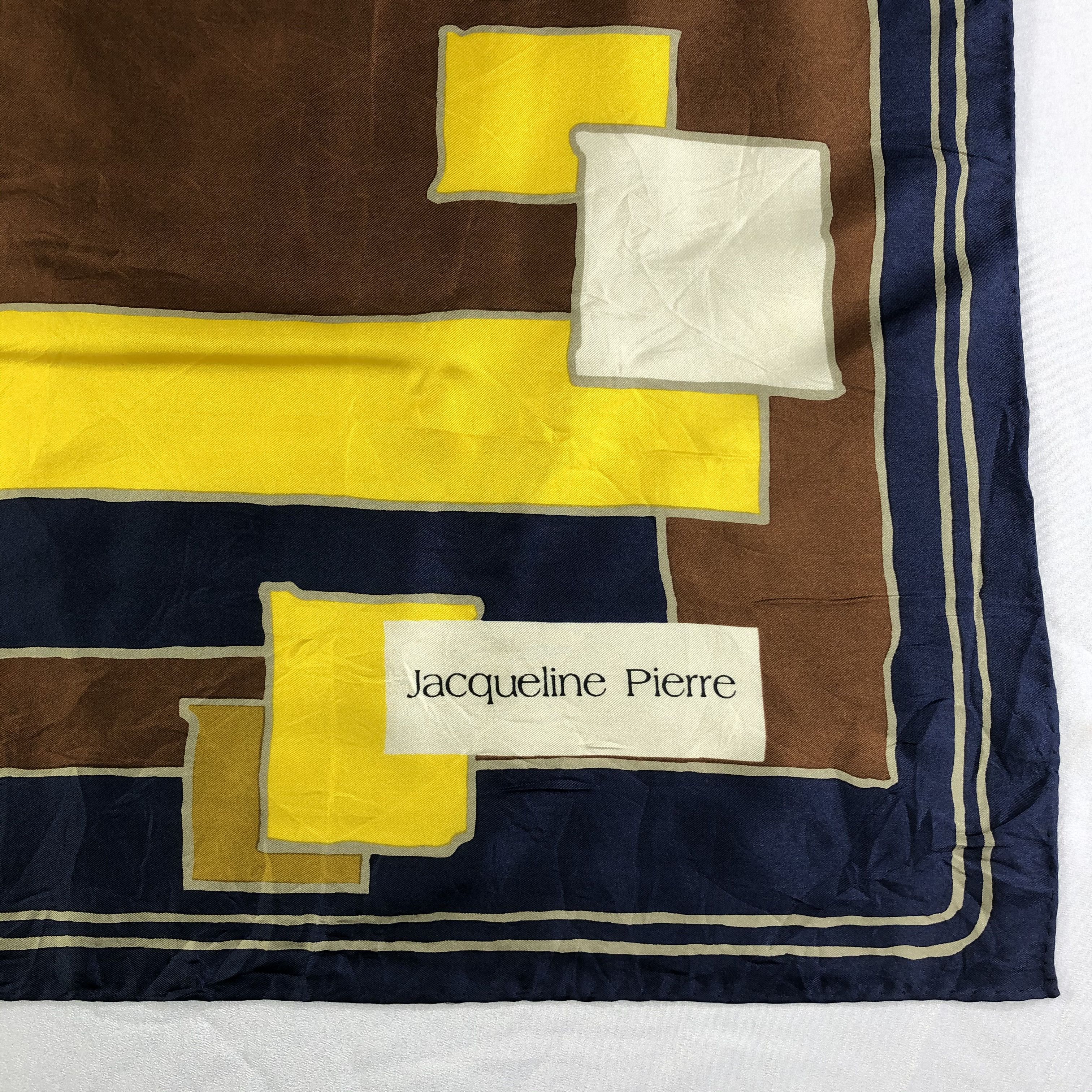 Vintage Vintage Jacqueline Pierre Silk Scarf Size ONE SIZE - 4 Thumbnail