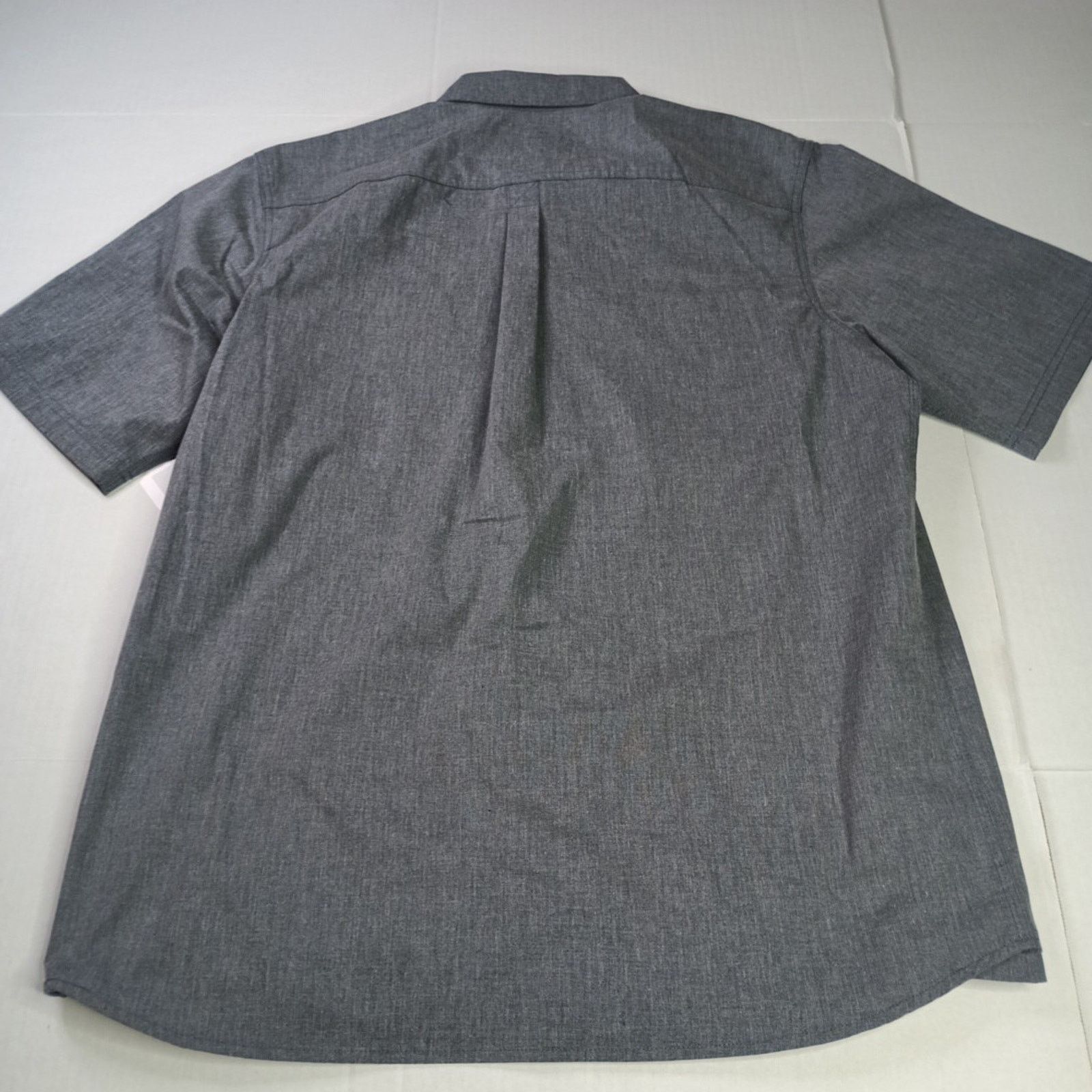 Wrangler Wrangler Men's Relaxed Fit Woven Button Up Shirt Size L Gray Size US L / EU 52-54 / 3 - 7 Thumbnail