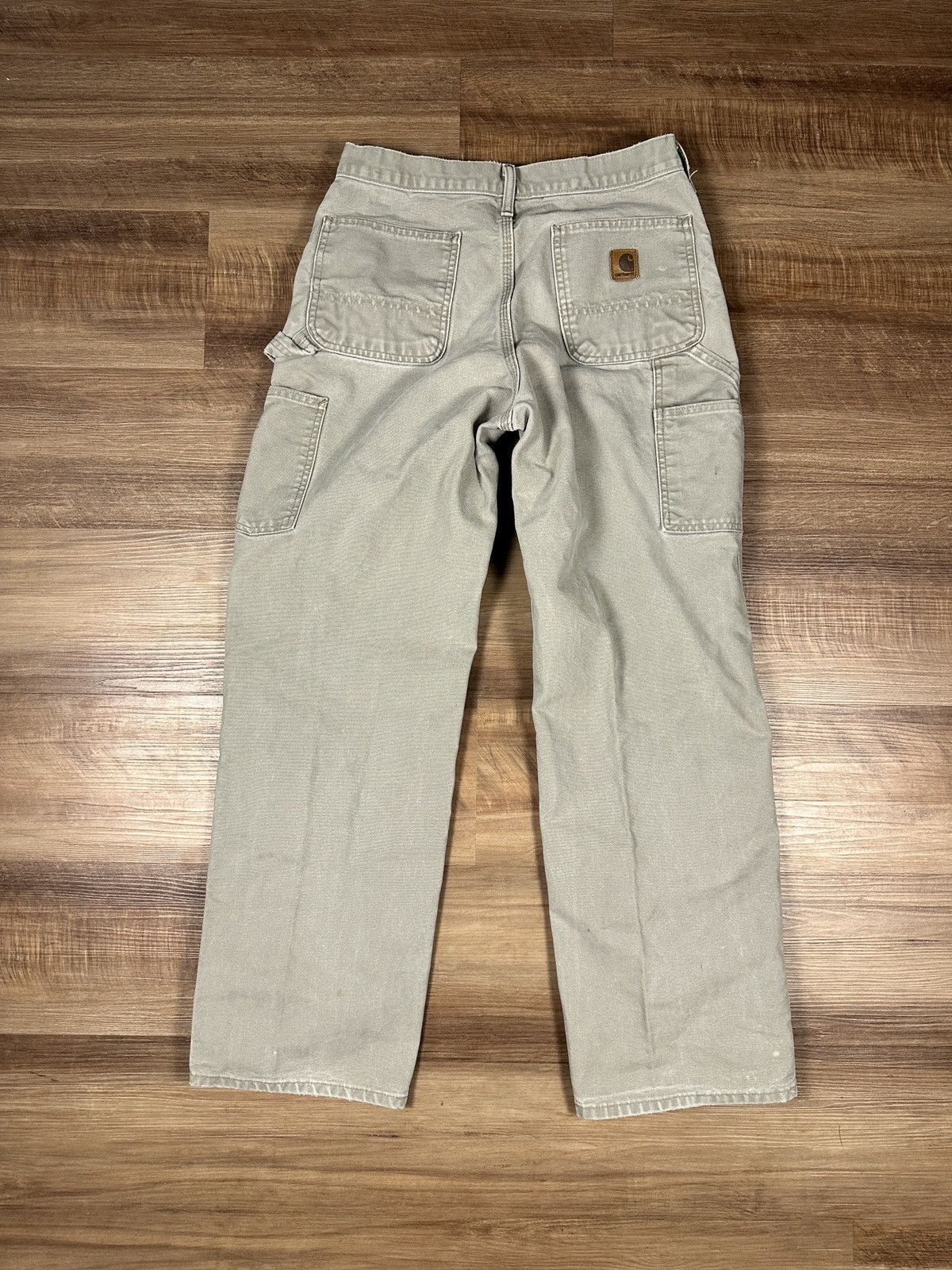 Carhartt Men’s Carhartt Pants Size 30 waist 28 length Dungaree Tan Size US 30 / EU 46 - 4 Thumbnail