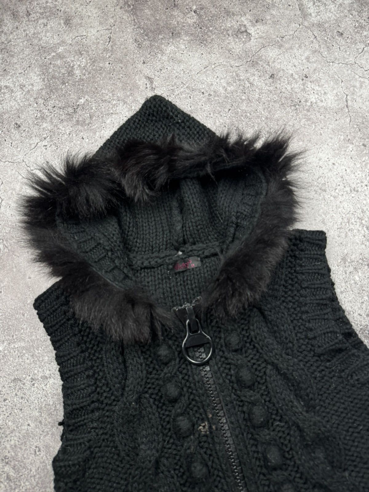 If Six Was Nine AVANT GARDE Big Zipper Fur opium vest IfSixWasNine LGB style Size S / US 4 / IT 40 - 2 Thumbnail