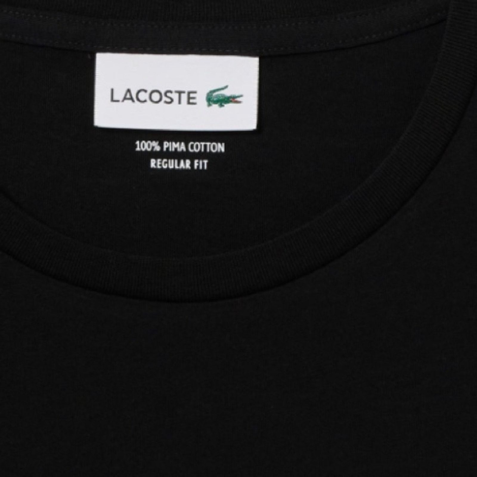 Lacoste Lacoste $60 Black Men's Pima Cotton T-Shirt Small EUC Size US S / EU 44-46 / 1 - 12 Thumbnail