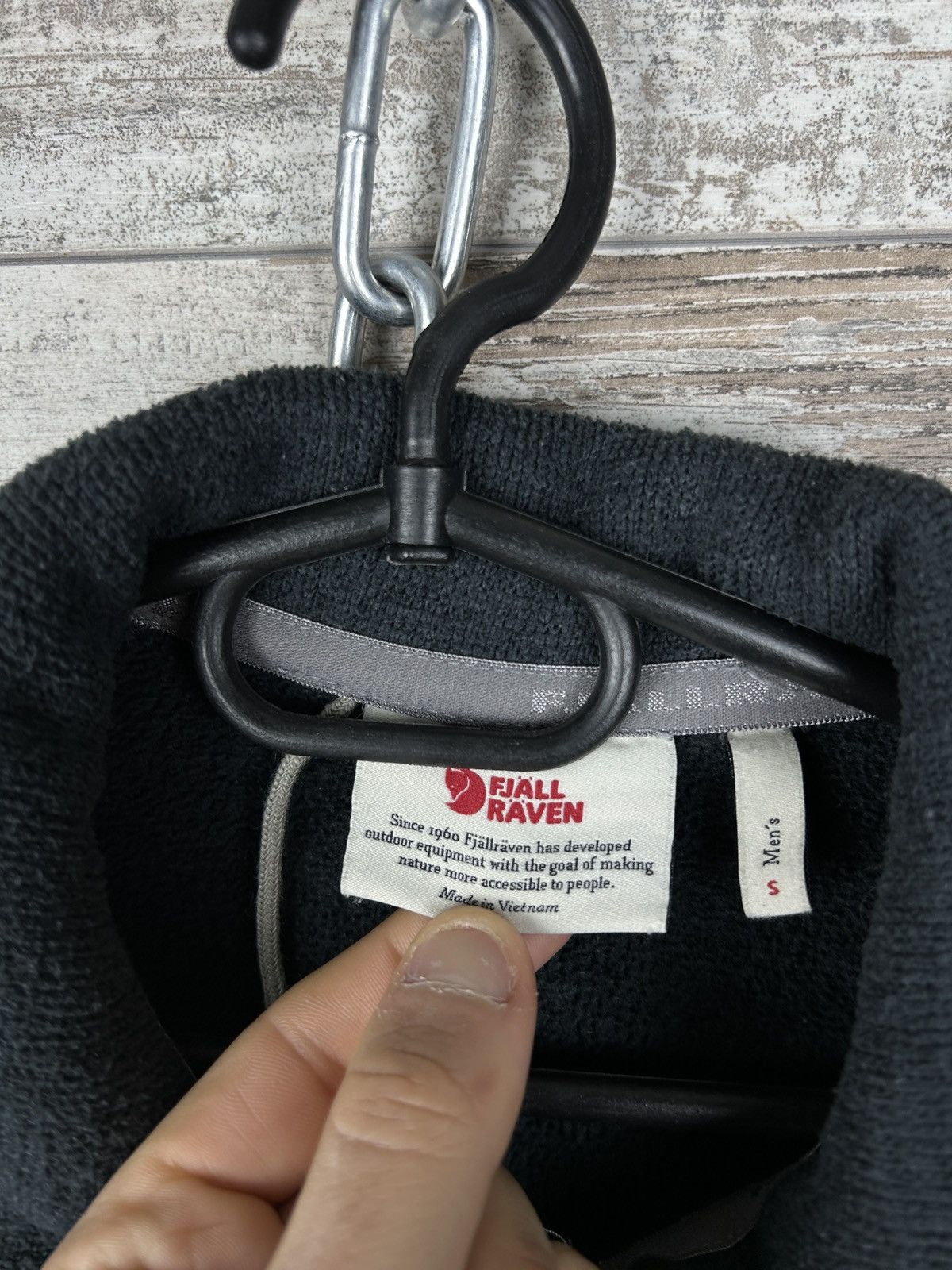 Fjallraven × Vintage Mens Vintage Fjallraven Buck Fleece Graphite outdoor life Size US S / EU 44-46 / 1 - 15 Thumbnail