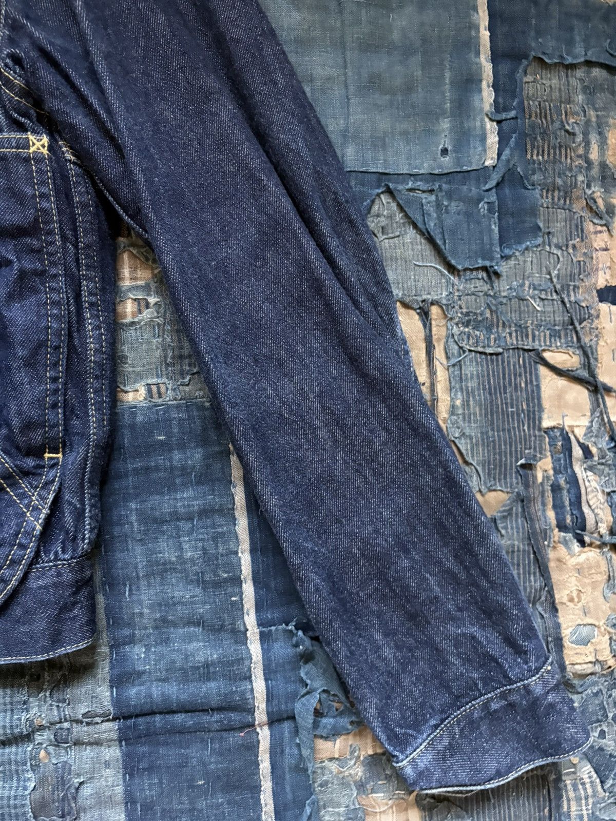 Kapital Kapital RINGOMAN jacket Indigo Denim Jacket Brand New Size US L / EU 52-54 / 3 - 9 Thumbnail