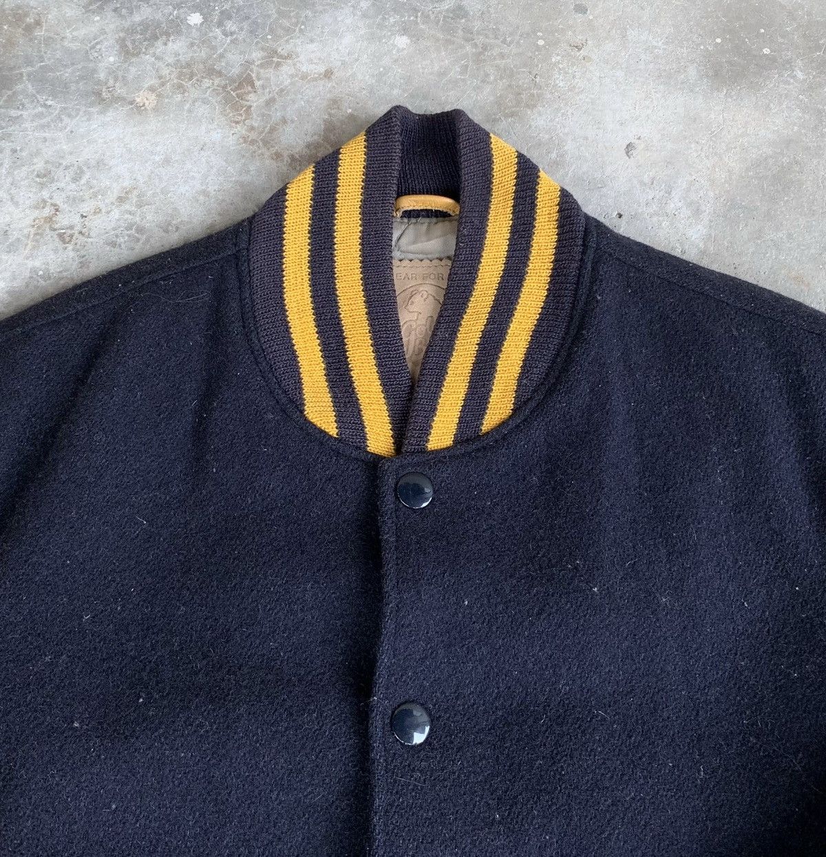 Golden Bear VINTAGE 90s GOLDEN BEAR OSLO WOOL VARSITY LEATHER JACKET Size US S / EU 44-46 / 1 - 6 Thumbnail