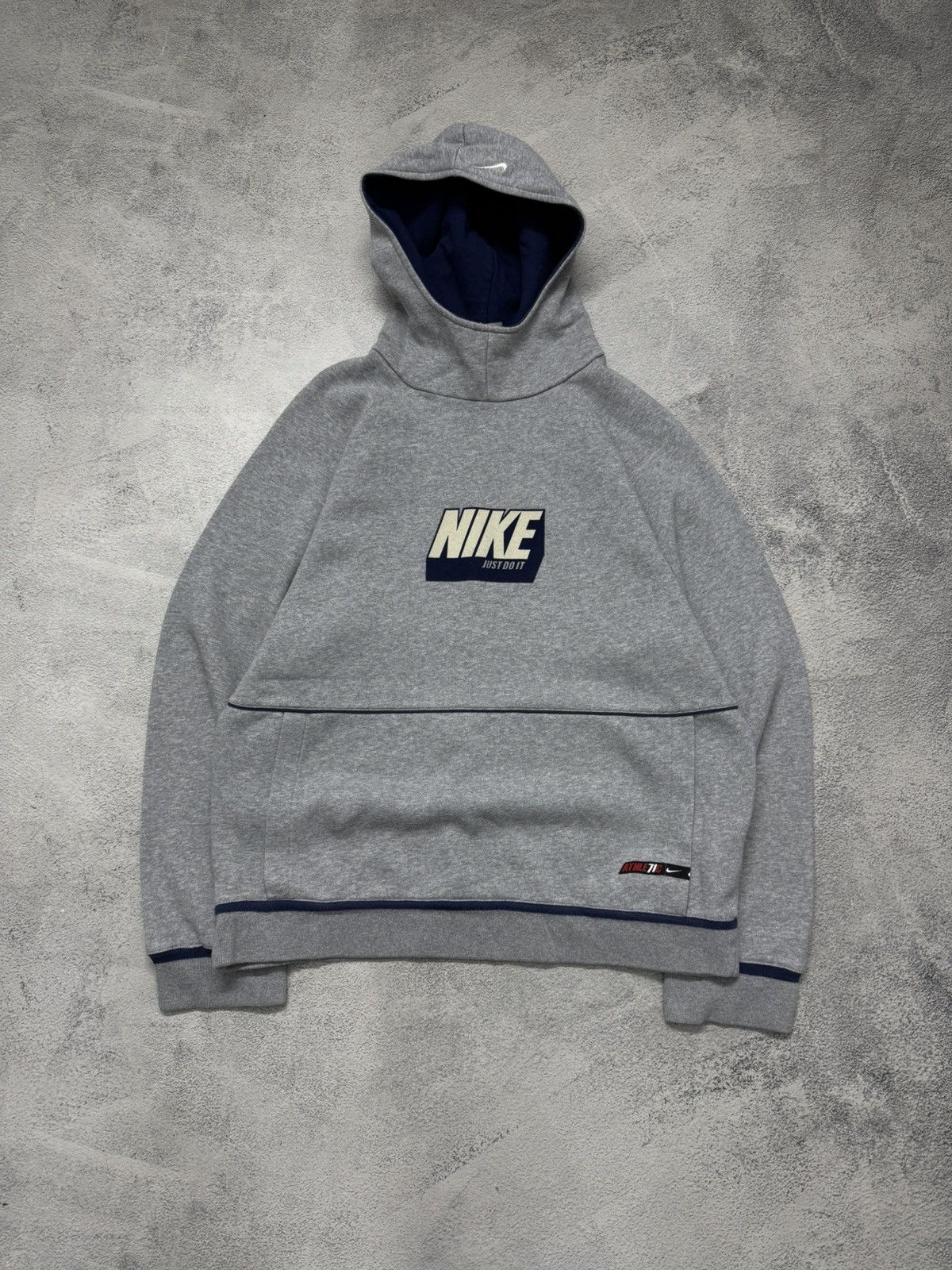 Nike Vintage Y2k Nike Swoosh 🔥 Spell Out Big Logo Hoodie 90’s Size US S / EU 44-46 / 1 - 1 Thumbnail