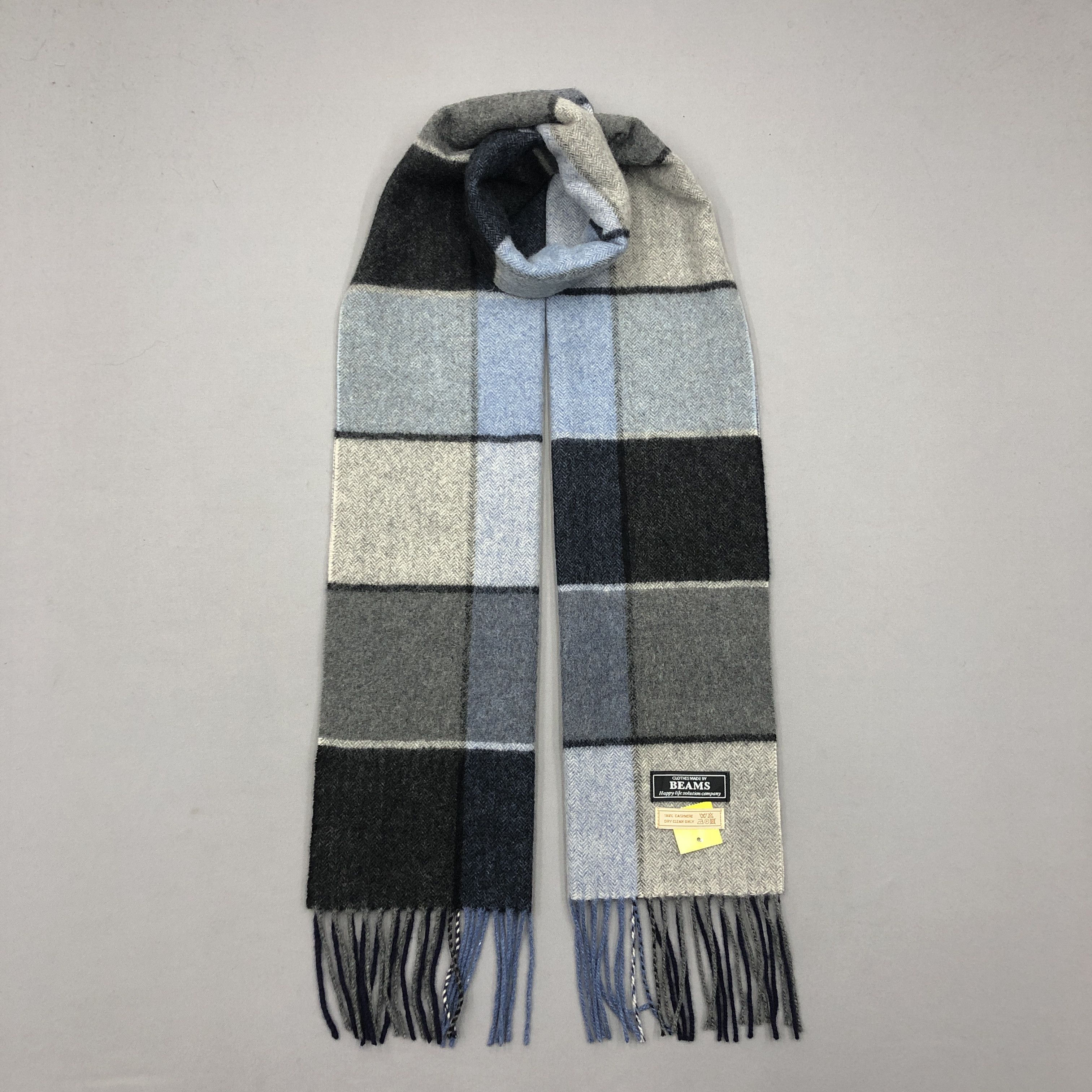 Vintage Beams Scarf Muffler Wool Cashmere Scarves