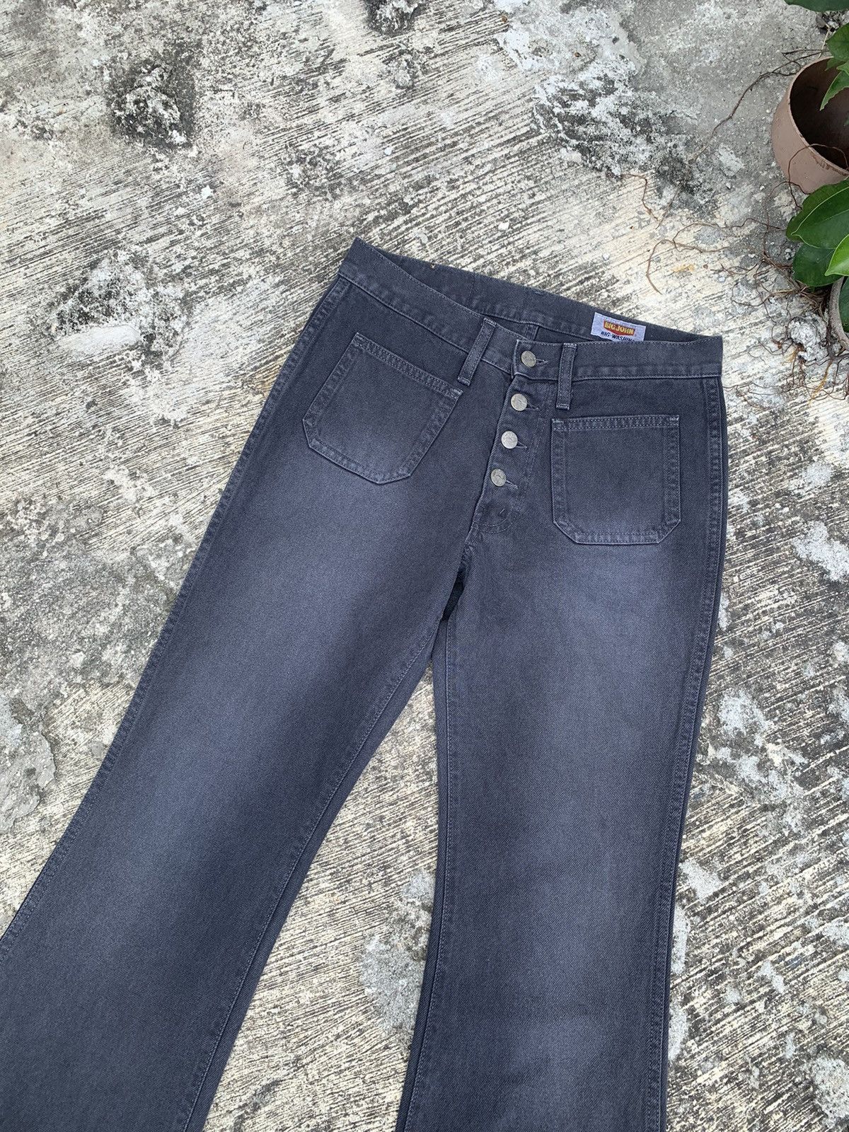 Big John × Vintage Flare big john bush pants super bell bottom bootcut jeans Size 30" / US 8 / IT 44 - 4 Thumbnail