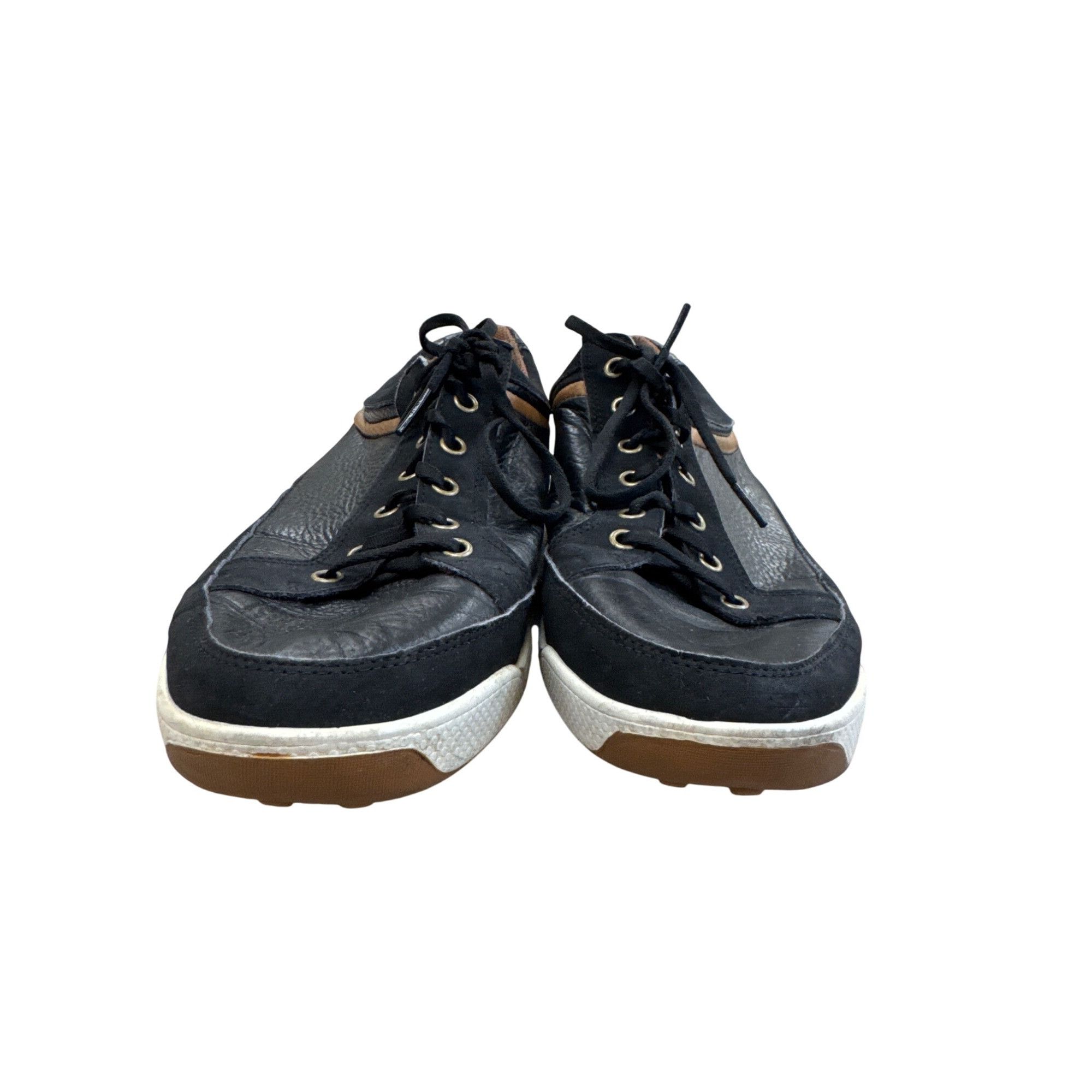 Footjoy FootJoy Contour Casual Black Brown Leather Golf Shoes Size 1 Size US 10.5 / EU 43-44 - 6 Thumbnail