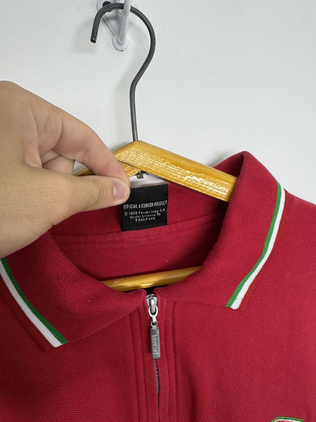 Ferrari Vintage Ferrari 90s Racing Polo Tee Motorsport F1 Rare Hype Size US XL / EU 56 / 4 - 9 Thumbnail