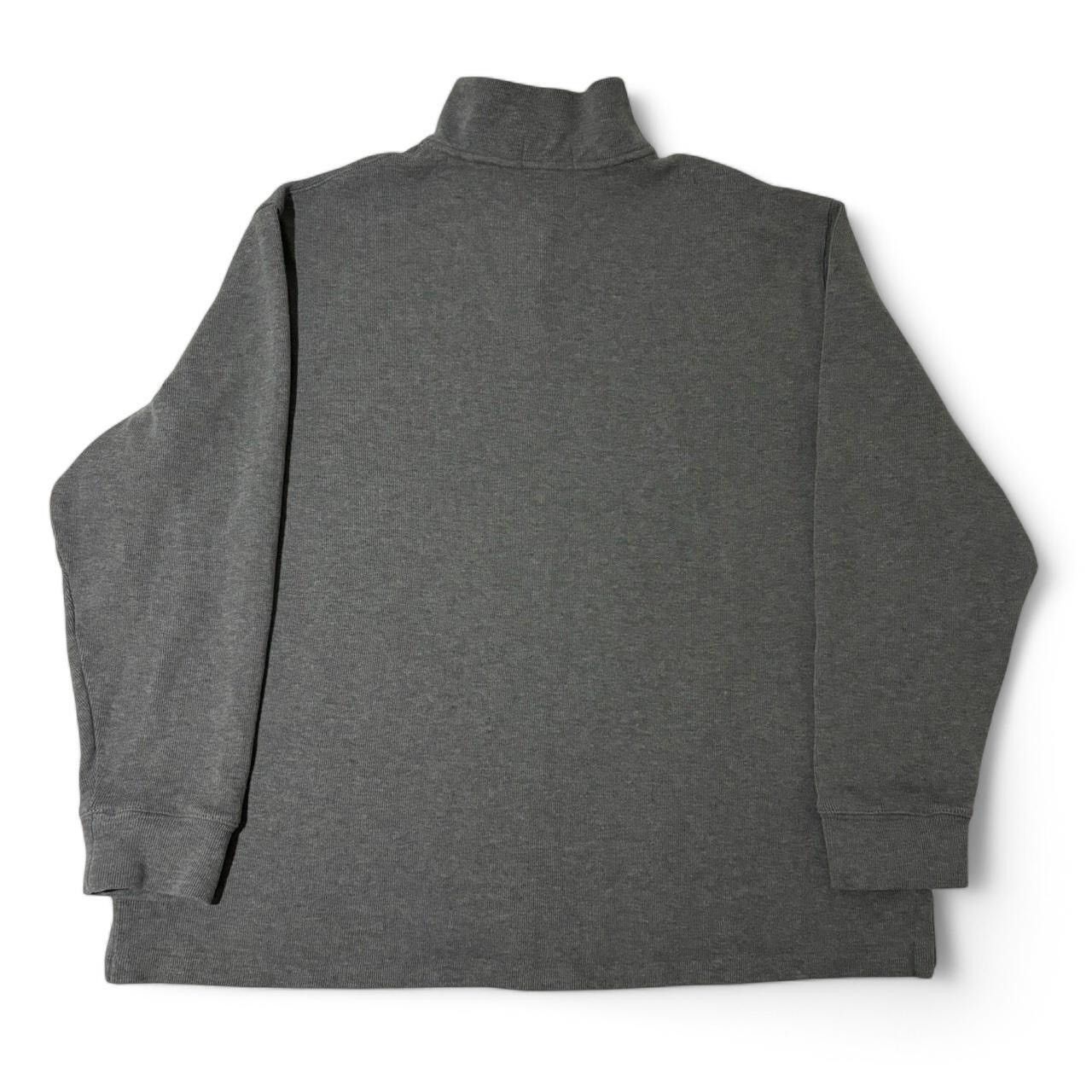 Polo Ralph Lauren × Vintage Polo Ralph Lauren Grey Quarter Zip Boxy Sweater Size US XXL / EU 58 / 5 - 4 Thumbnail