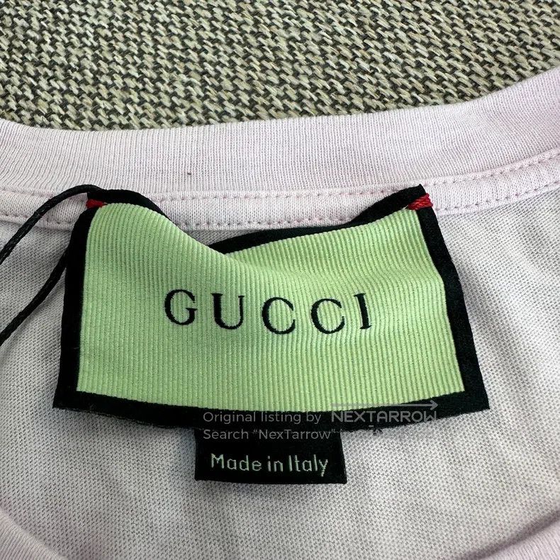 Gucci Gucci SS22 Apple printed logo short sleeves Size S / US 4 / IT 40 - 3 Thumbnail
