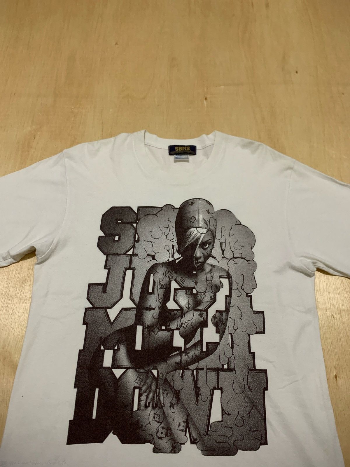 Japanese Brand SBMS Funda Mental undercover style tshirt Size US L / EU 52-54 / 3 - 2 Thumbnail