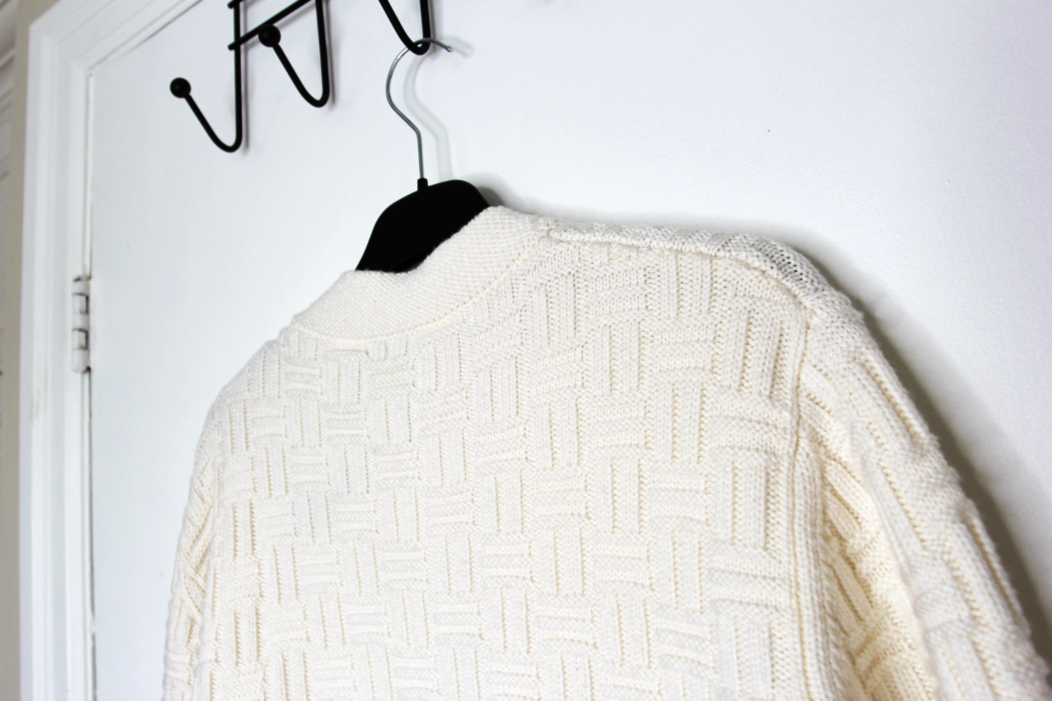 Casablanca BNWT AW24 CASABLANCA MERINO WOOL COLUMN STITCH CARDIGAN XL Size US XL / EU 56 / 4 - 6 Thumbnail