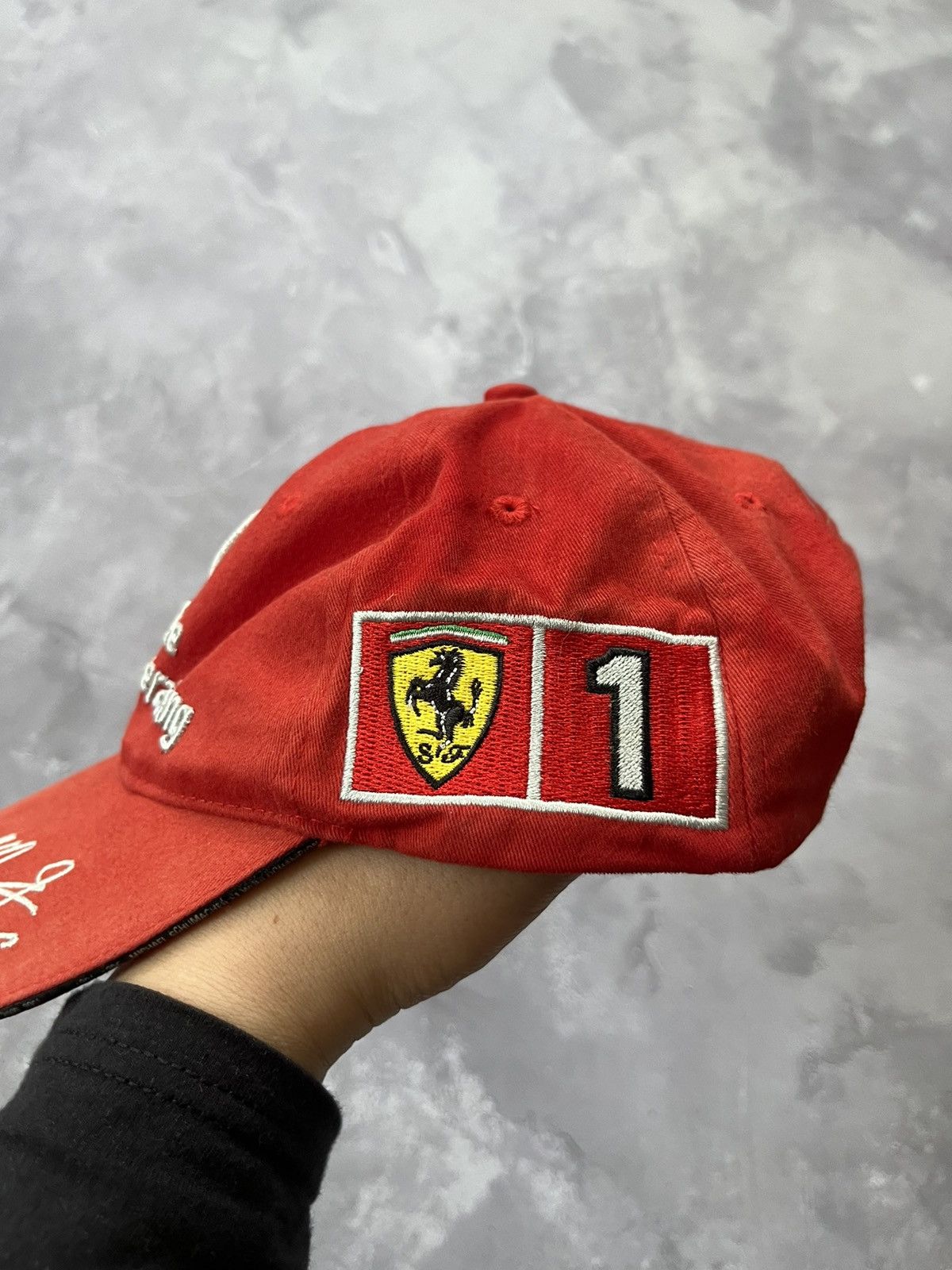 Ferrari Vintage Ferrari Michael Schumacher Racing Cap 2000s Size ONE SIZE - 5 Thumbnail