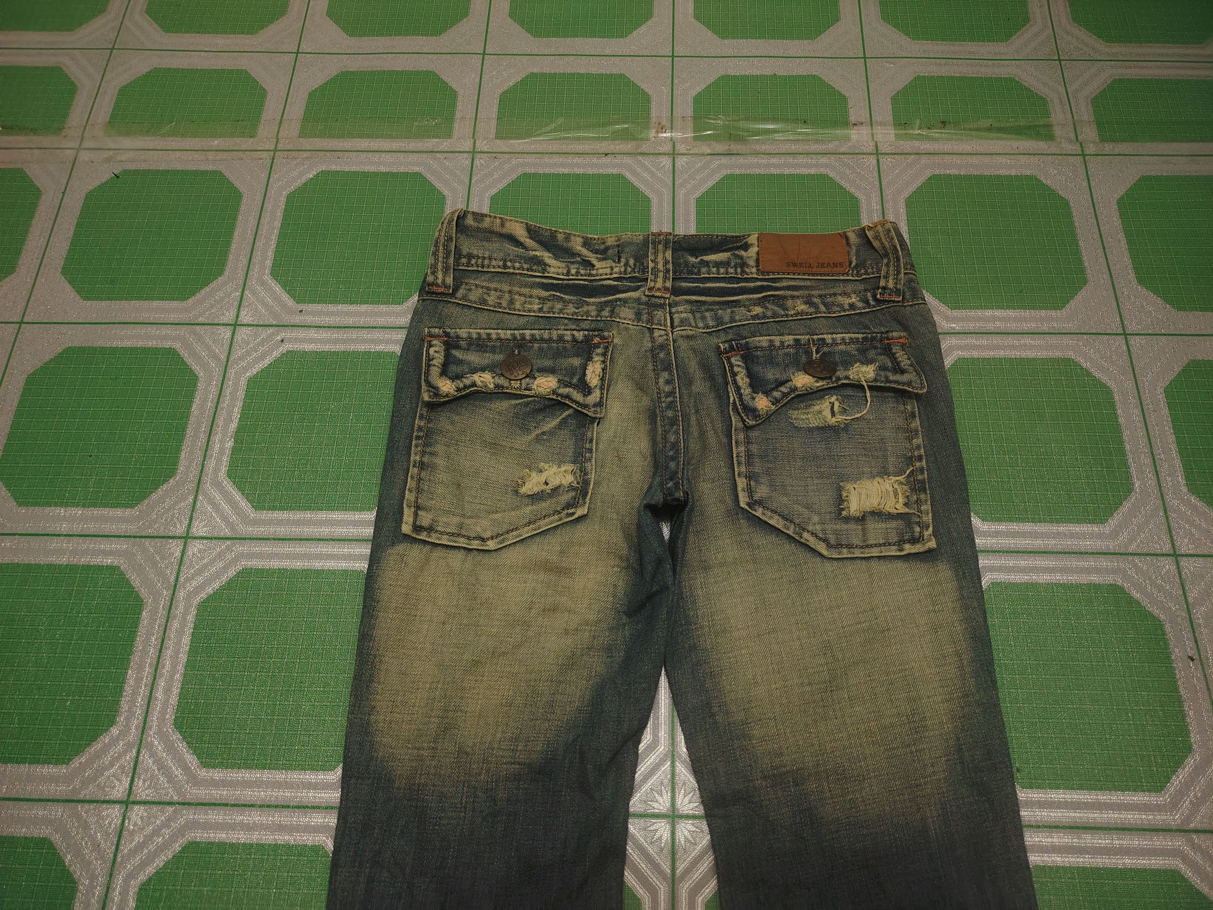 Hysteric Glamour Japanese Swell Jeans Flared Distressed Jeans Bootcut Size US 30 / EU 46 - 15 Thumbnail