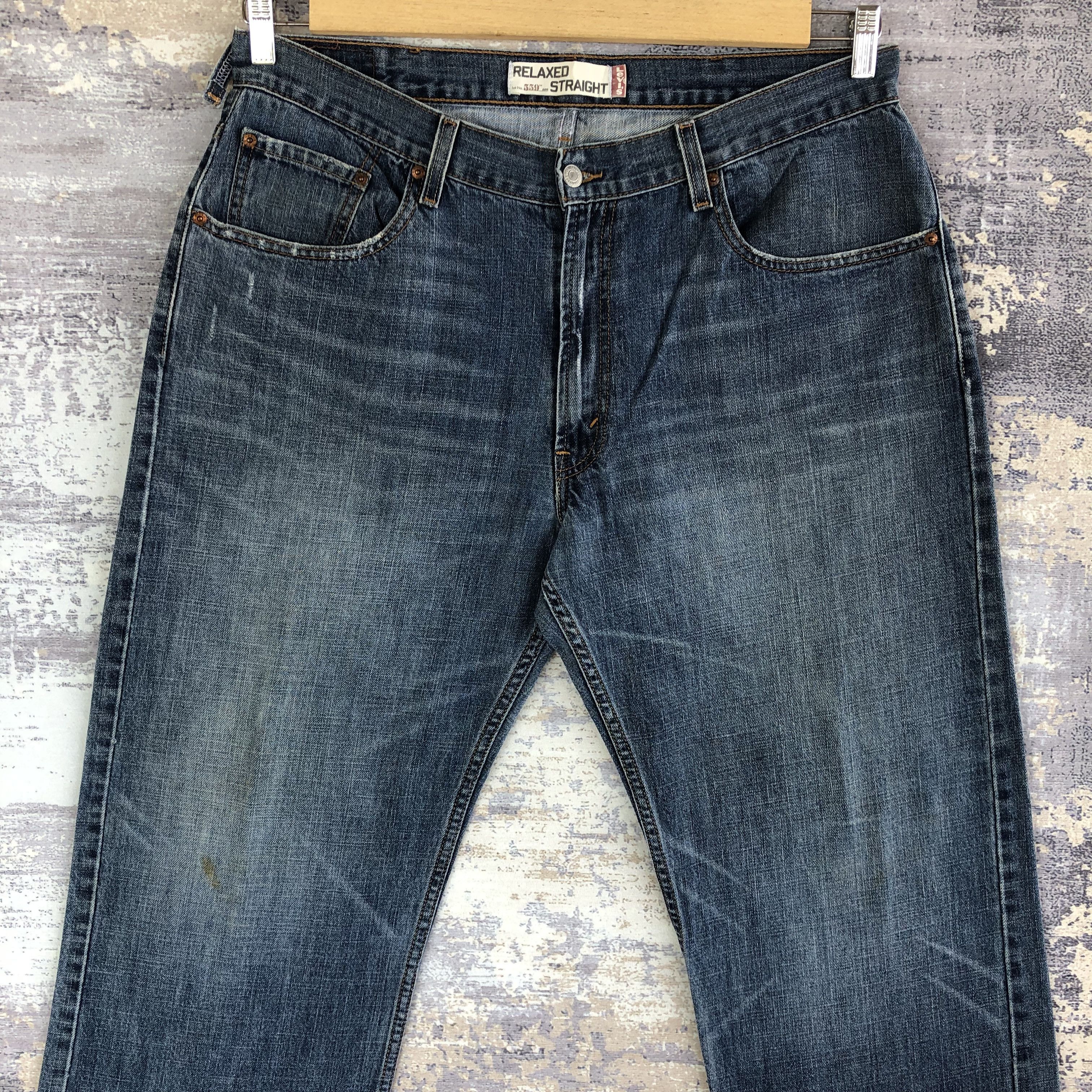 Jean Vintage 1990s Levis Faded Jeans Levi's Baggy Denim Pants Size US 36 / EU 52 - 3 Thumbnail