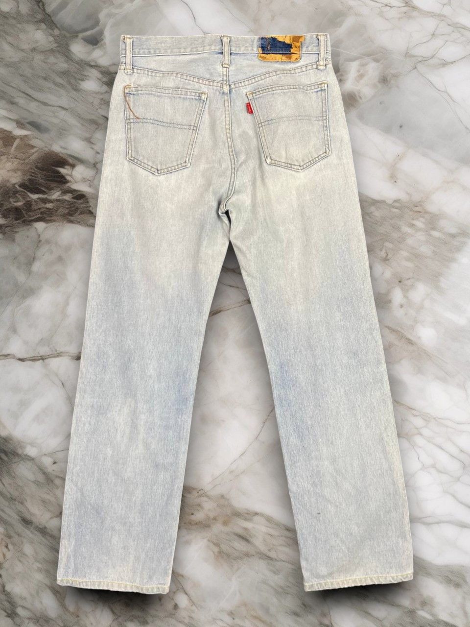 Big John vintage big john light wash distressed denim nice design Size US 31 - 2 Thumbnail