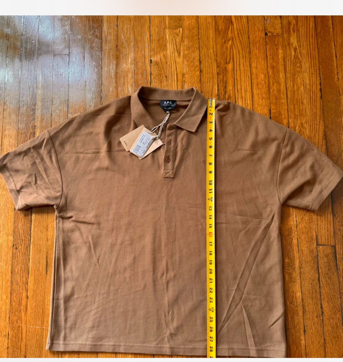 A.P.C. APC LOOSE FIT POLO BNWT Size US L / EU 52-54 / 3 - 4 Thumbnail