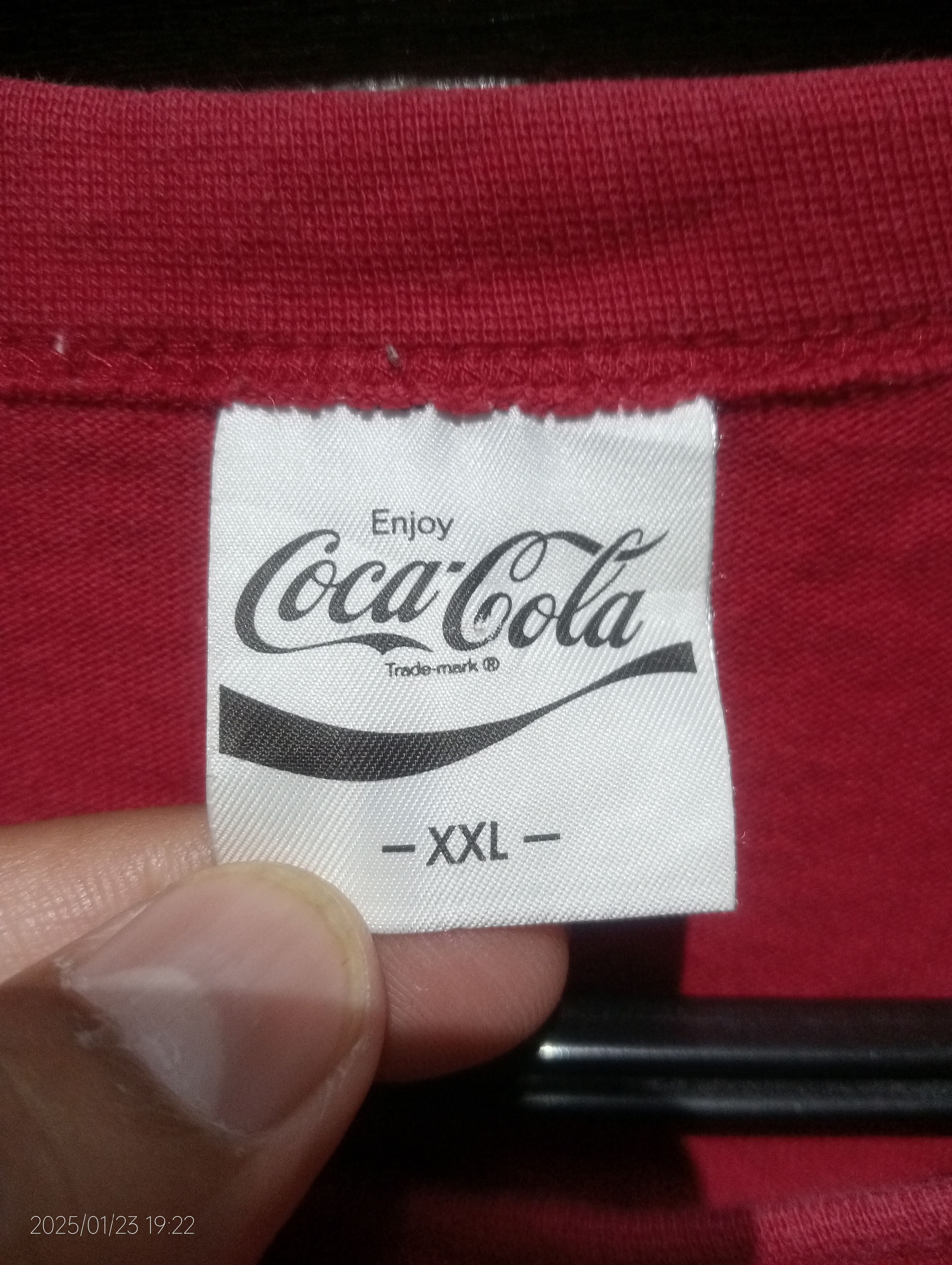 Coca Cola Vintage Single Stitch Coca Cola Bottle Tee Very Rare Size US XXL / EU 58 / 5 - 4 Thumbnail