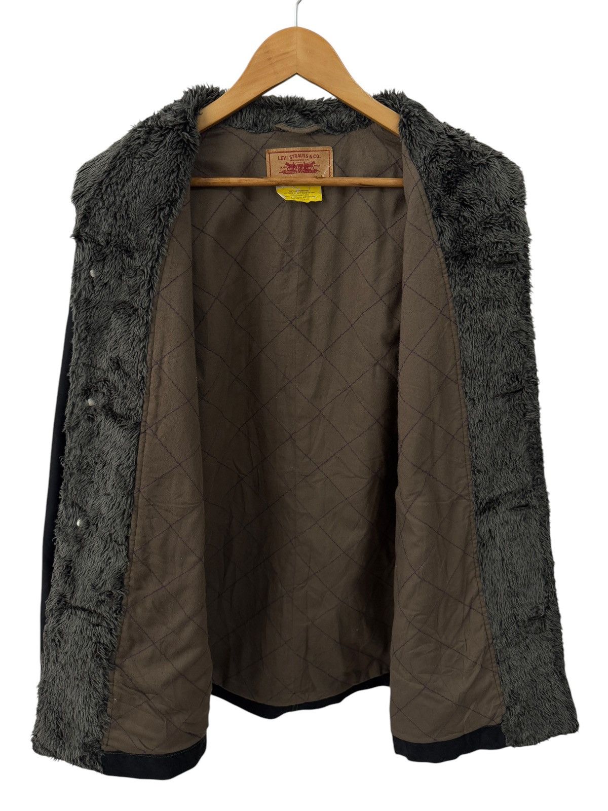 Levi's Vintage Levi's Fur Collar Button Up Jacket Size US L / EU 52-54 / 3 - 7 Thumbnail