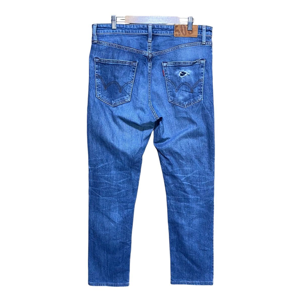 Edwin × Japanese Brand Edwin Distressed Denim Jeans Size US 34 / EU 50 - 2 Thumbnail