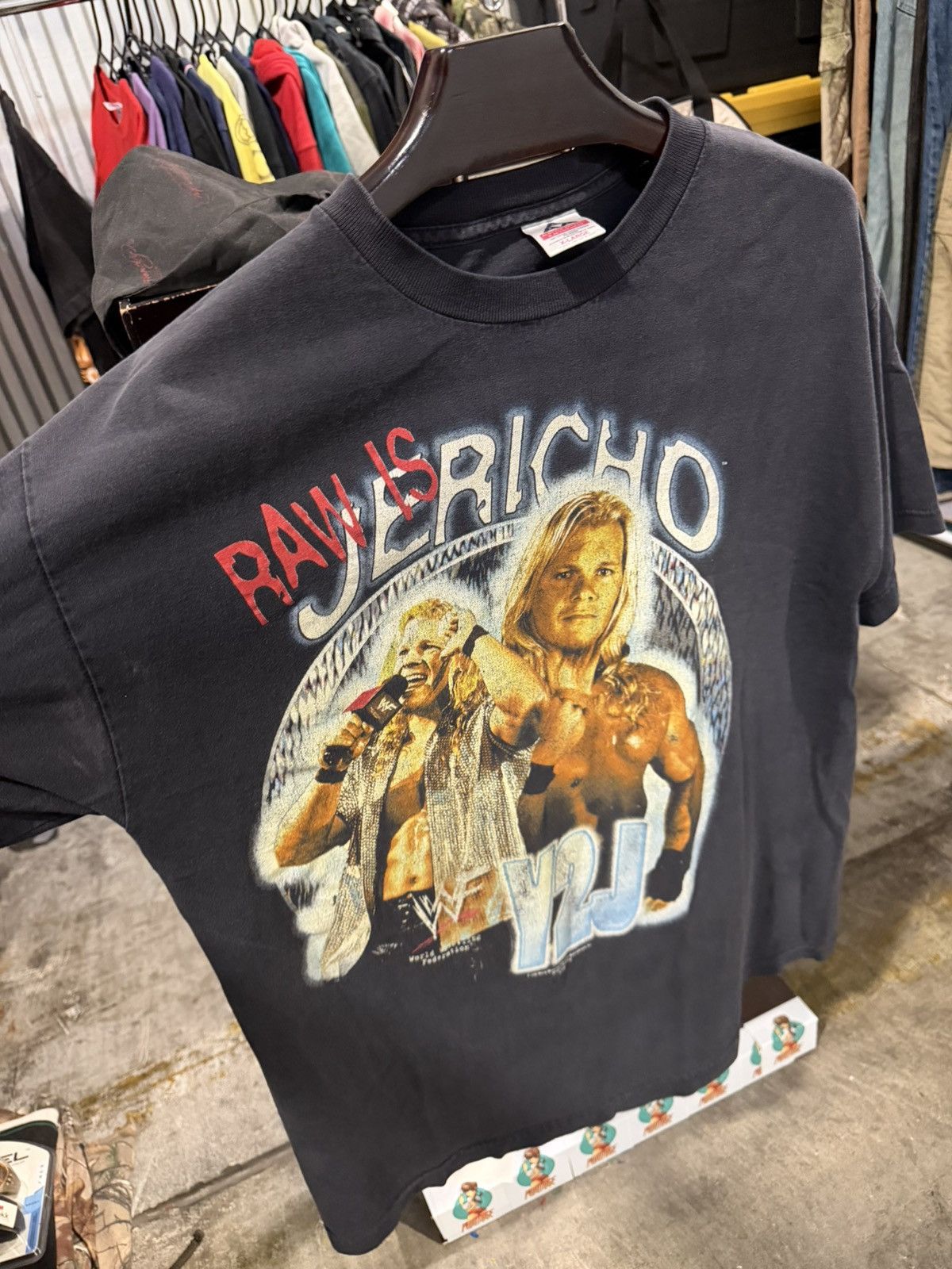 WWF Faded 2000 WWF Chris Jericho Rap Tee XL Size US XL / EU 56 / 4 - 2 Thumbnail