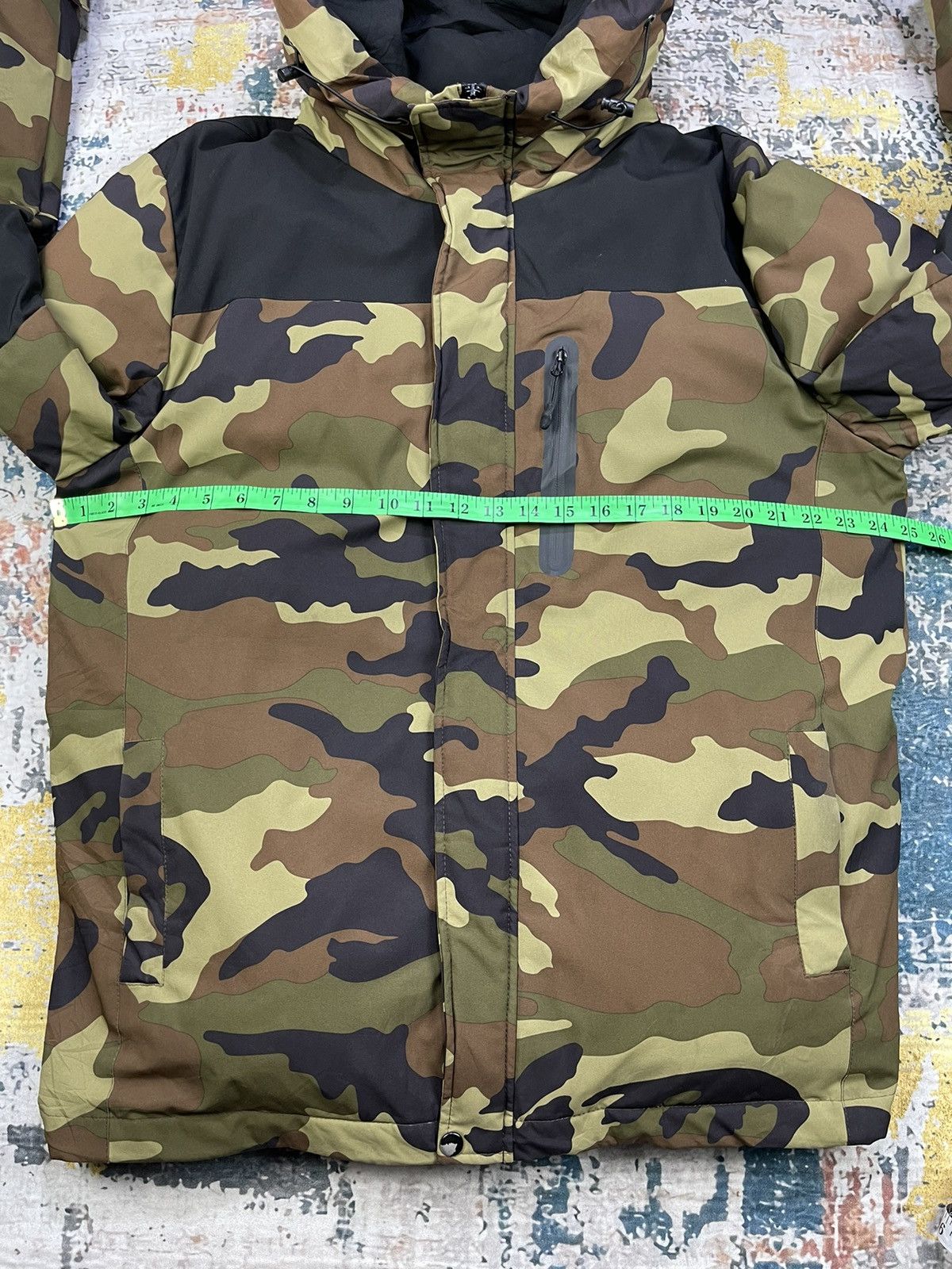 Japanese Brand Hype🔥Army Camouflage Puffer Hooded Jackets Size US L / EU 52-54 / 3 - 11 Thumbnail