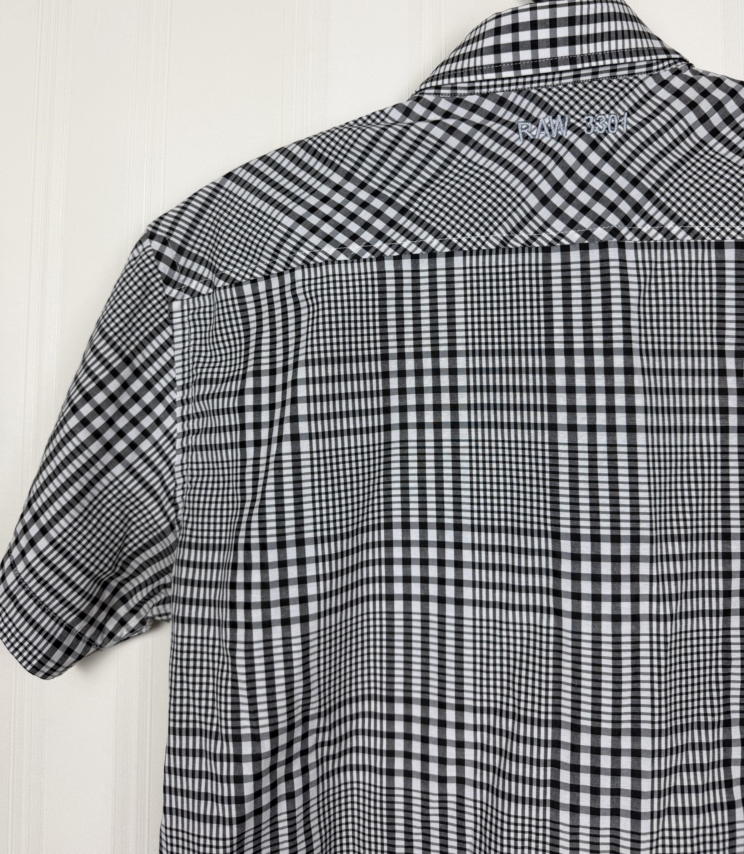G-Star G-Star Gray Plaid Short Sleeve Shirt Size US M / EU 48-50 / 2 - 12 Thumbnail