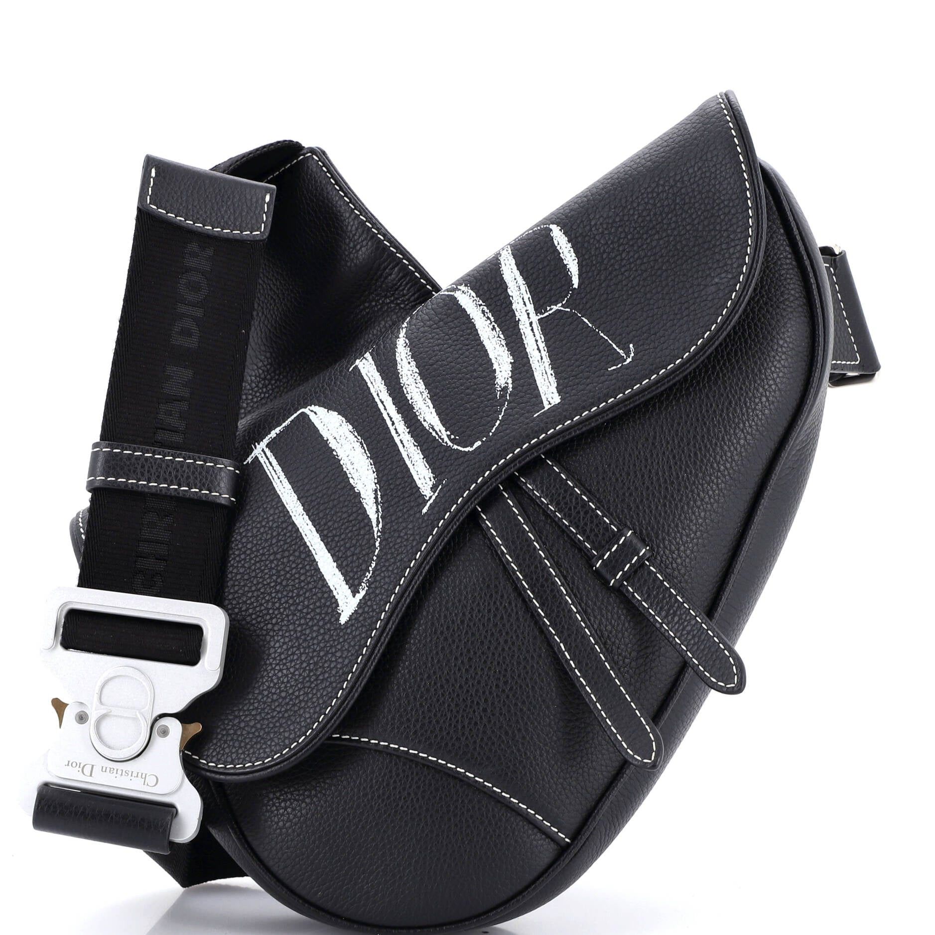 Dior Alex Foxton Logo Saddle Crossbody Bag Size ONE SIZE - 1 Thumbnail