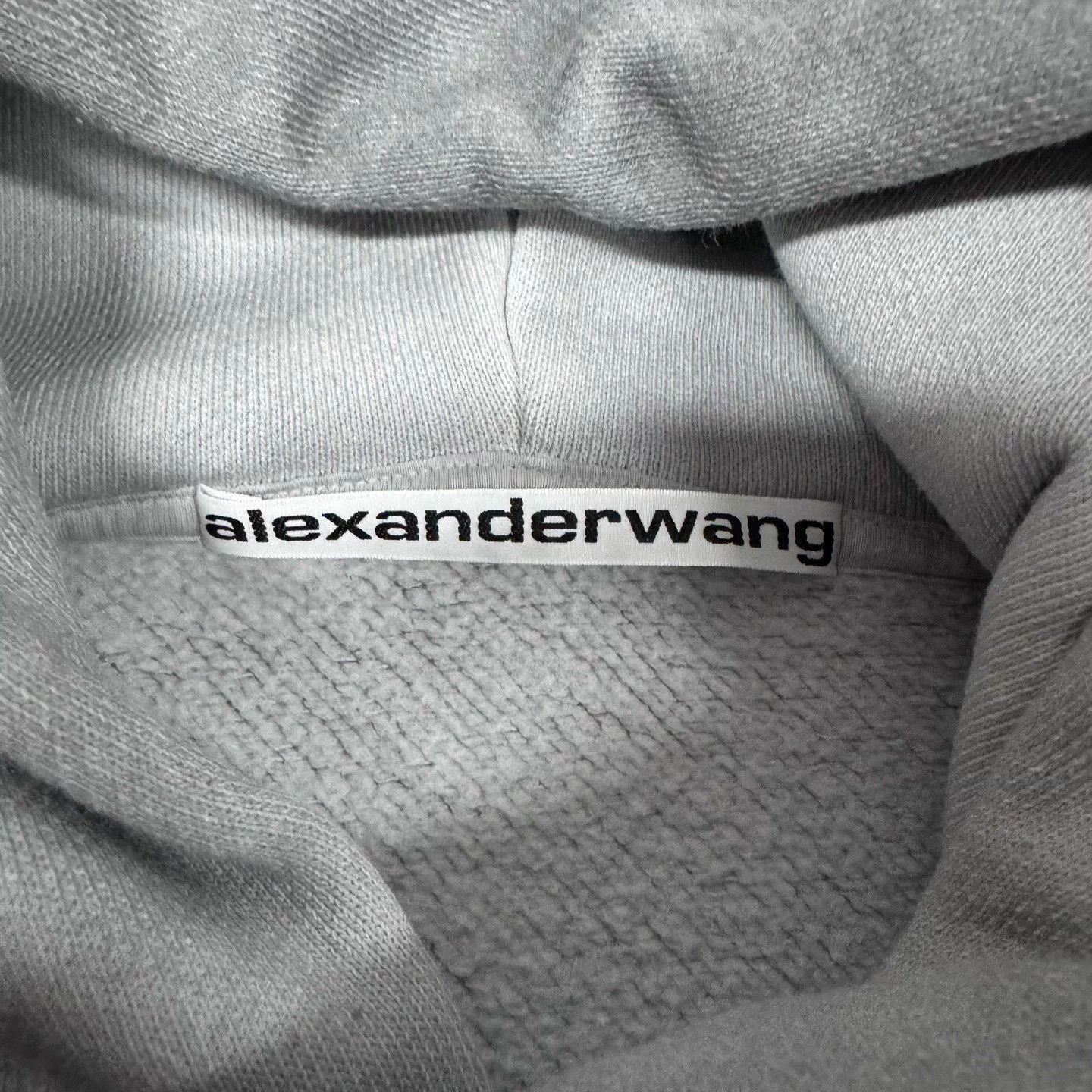 Alexander Wang Alexander Wang Washed Color Logo XXS Hoodie 99 New Size US XXS / EU 40 - 6 Thumbnail